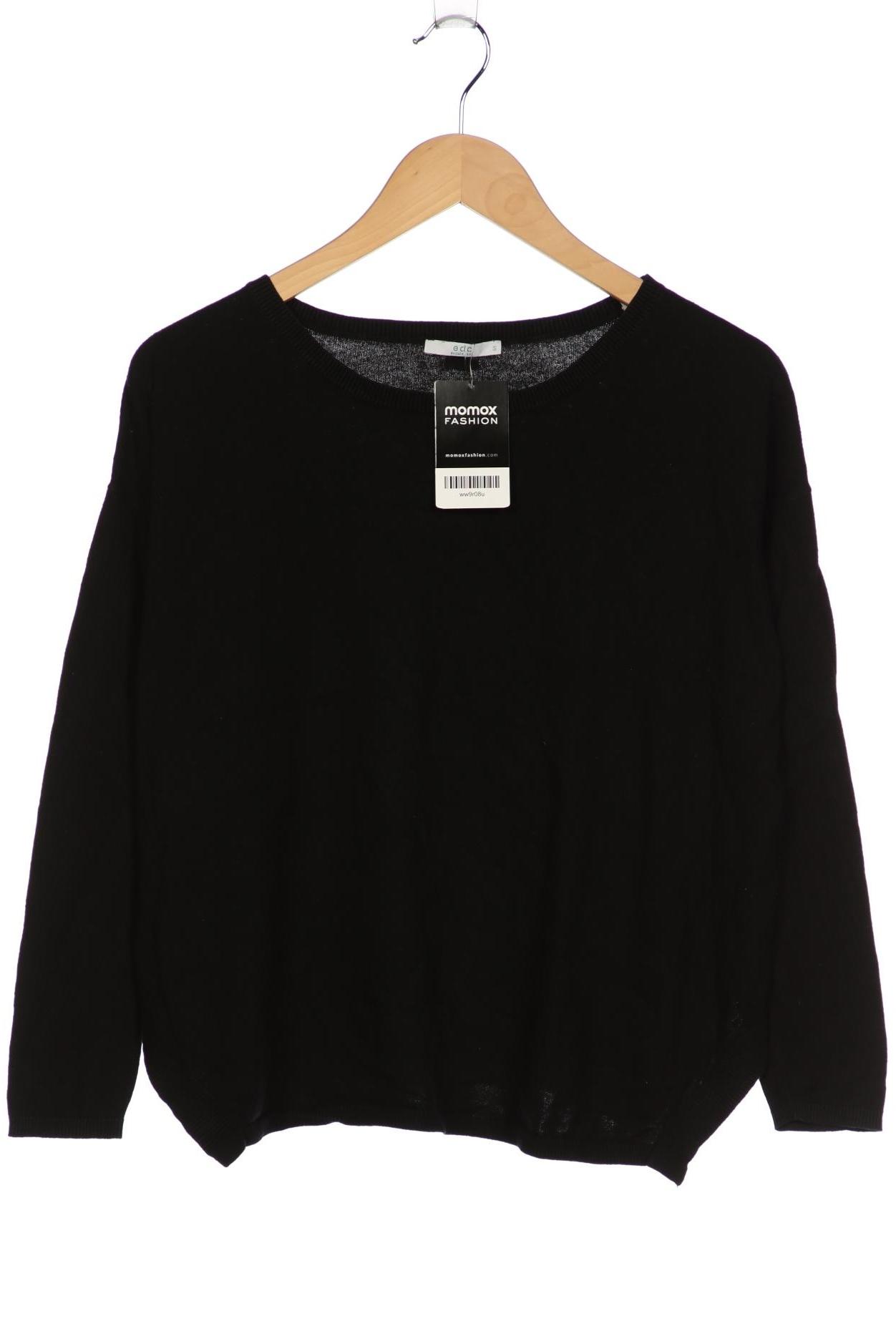 

edc by Esprit Damen Pullover, schwarz, Gr. 36