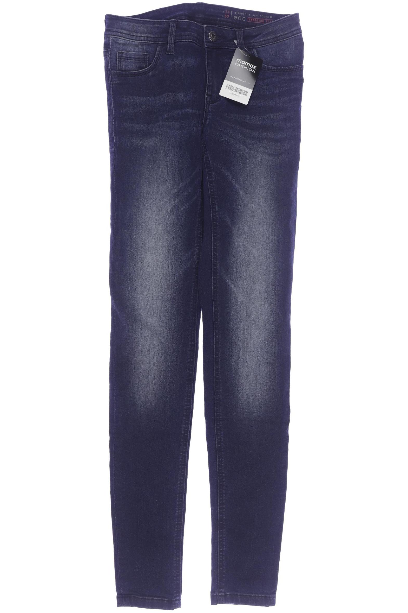 

edc by Esprit Damen Jeans, marineblau, Gr. 34