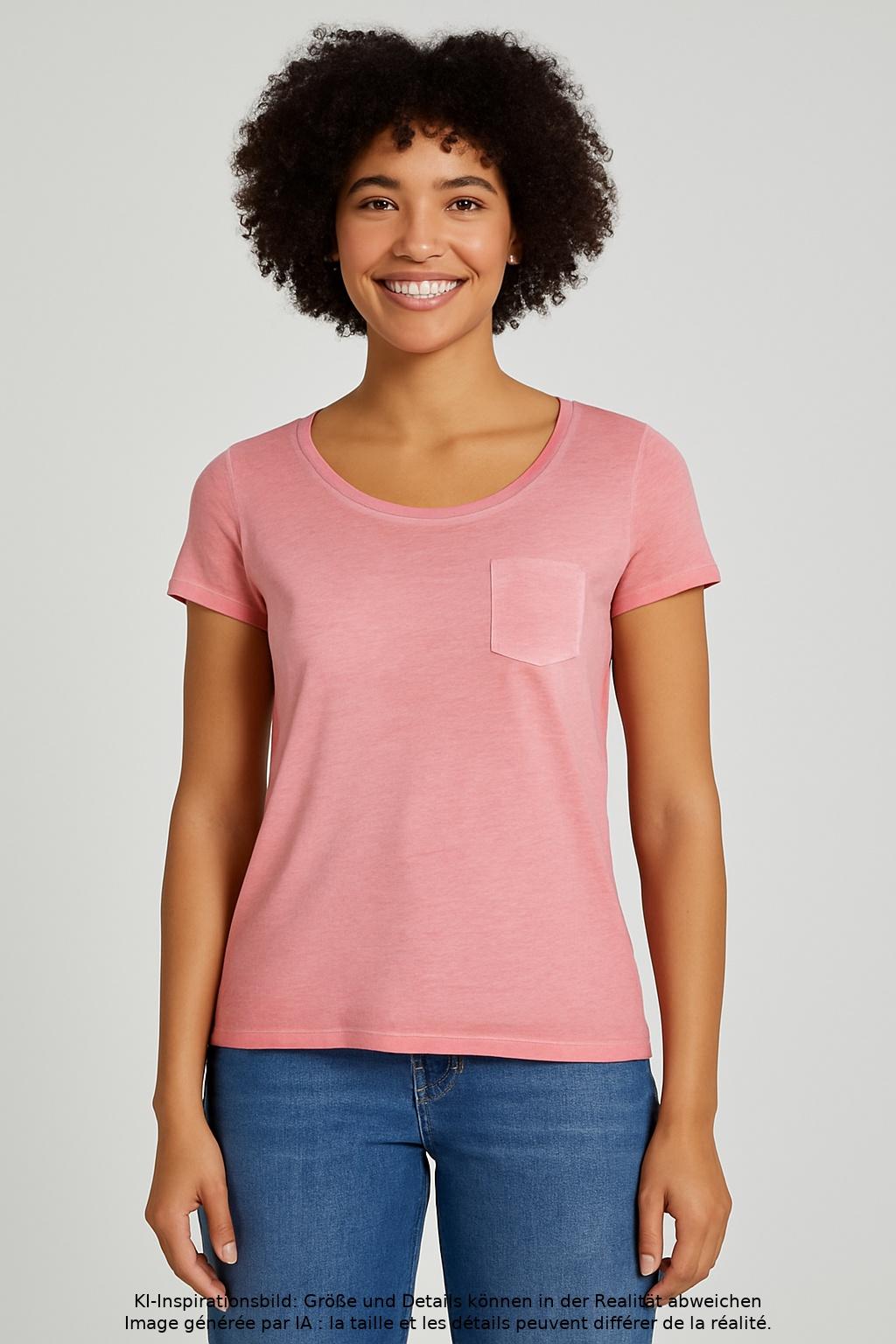 

edc by Esprit Damen T-Shirt, pink, Gr. 36