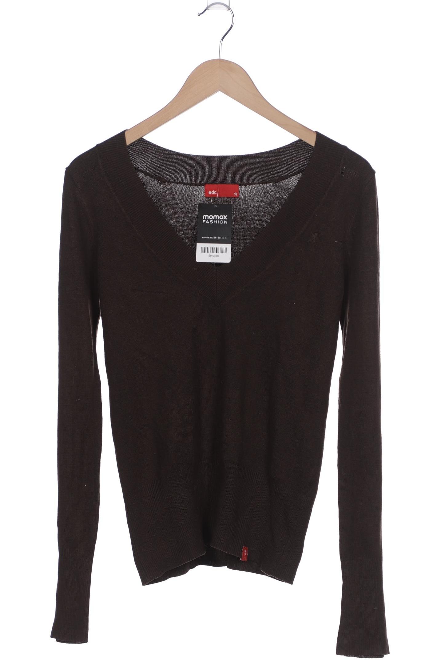 

edc by Esprit Damen Pullover, braun, Gr. 38