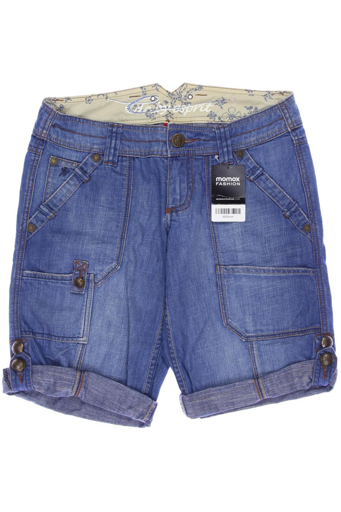 

edc by Esprit Damen Shorts, blau, Gr. 34