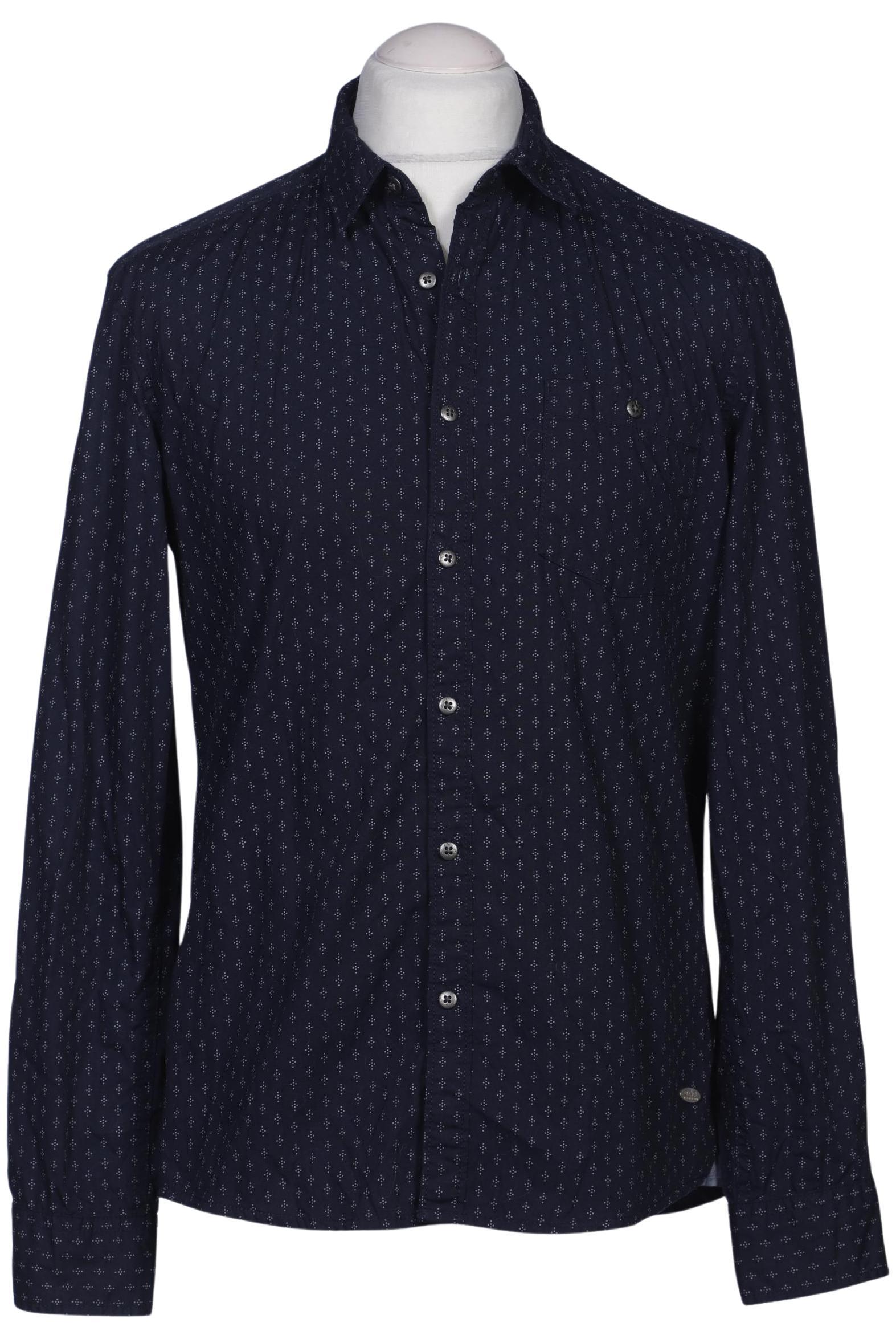 

edc by Esprit Herren Hemd, marineblau, Gr. 48