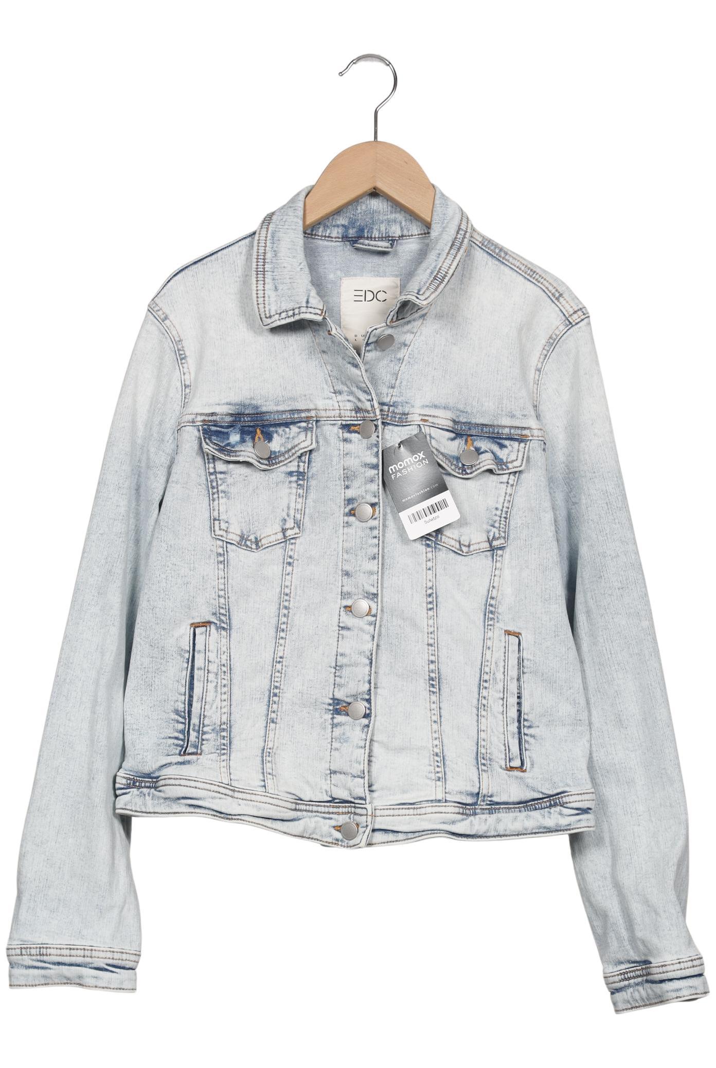 

edc by Esprit Damen Jacke, hellblau, Gr. 42