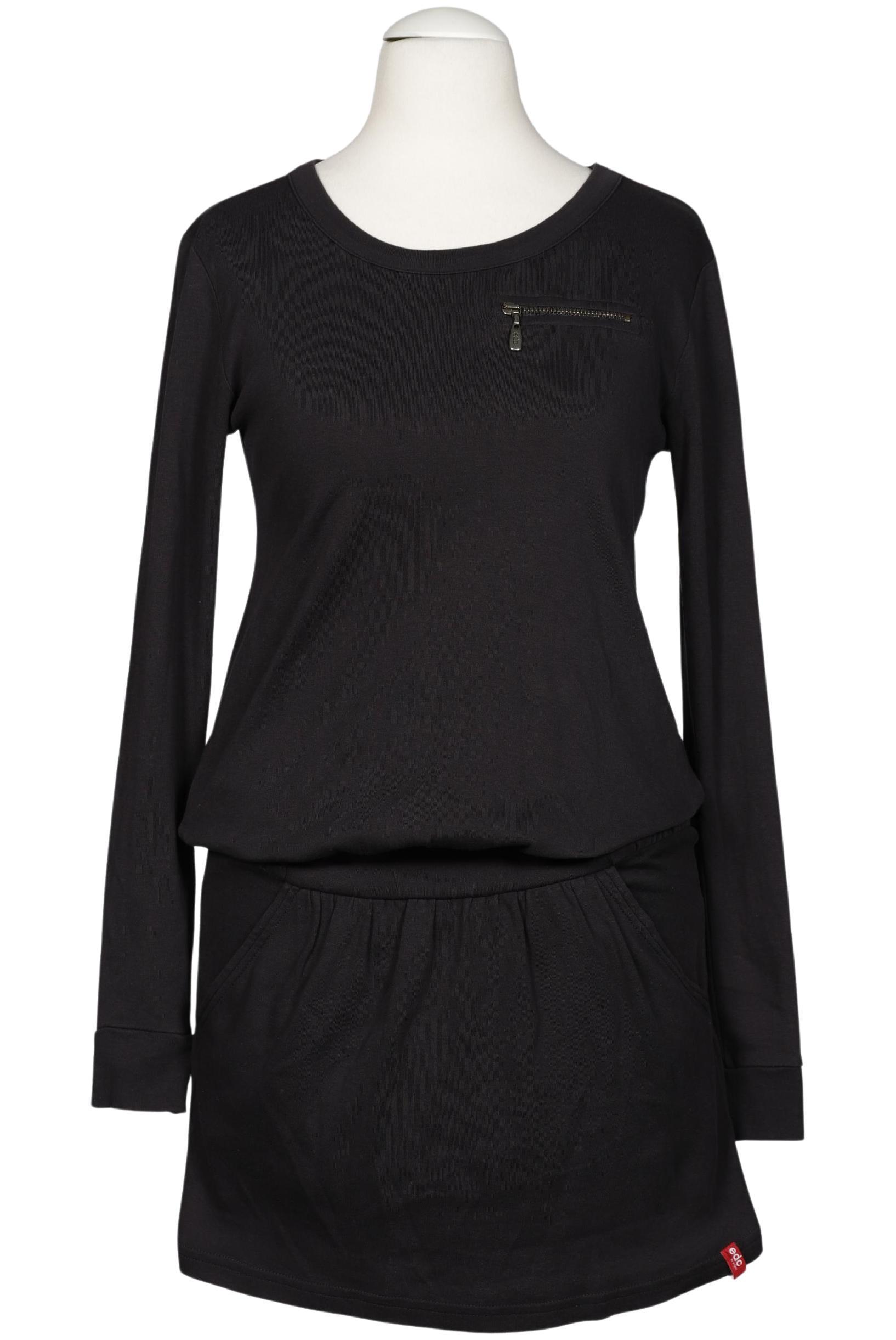 

edc by Esprit Damen Kleid, schwarz, Gr. 34