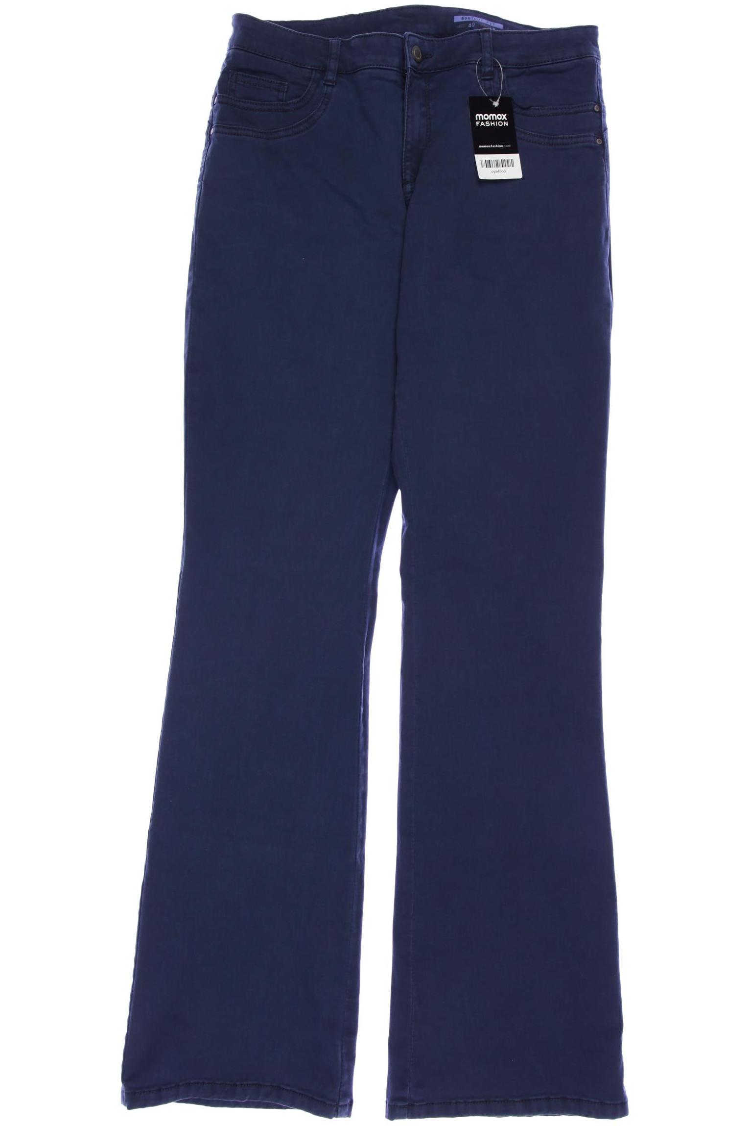 

edc by Esprit Damen Stoffhose, marineblau, Gr. 40