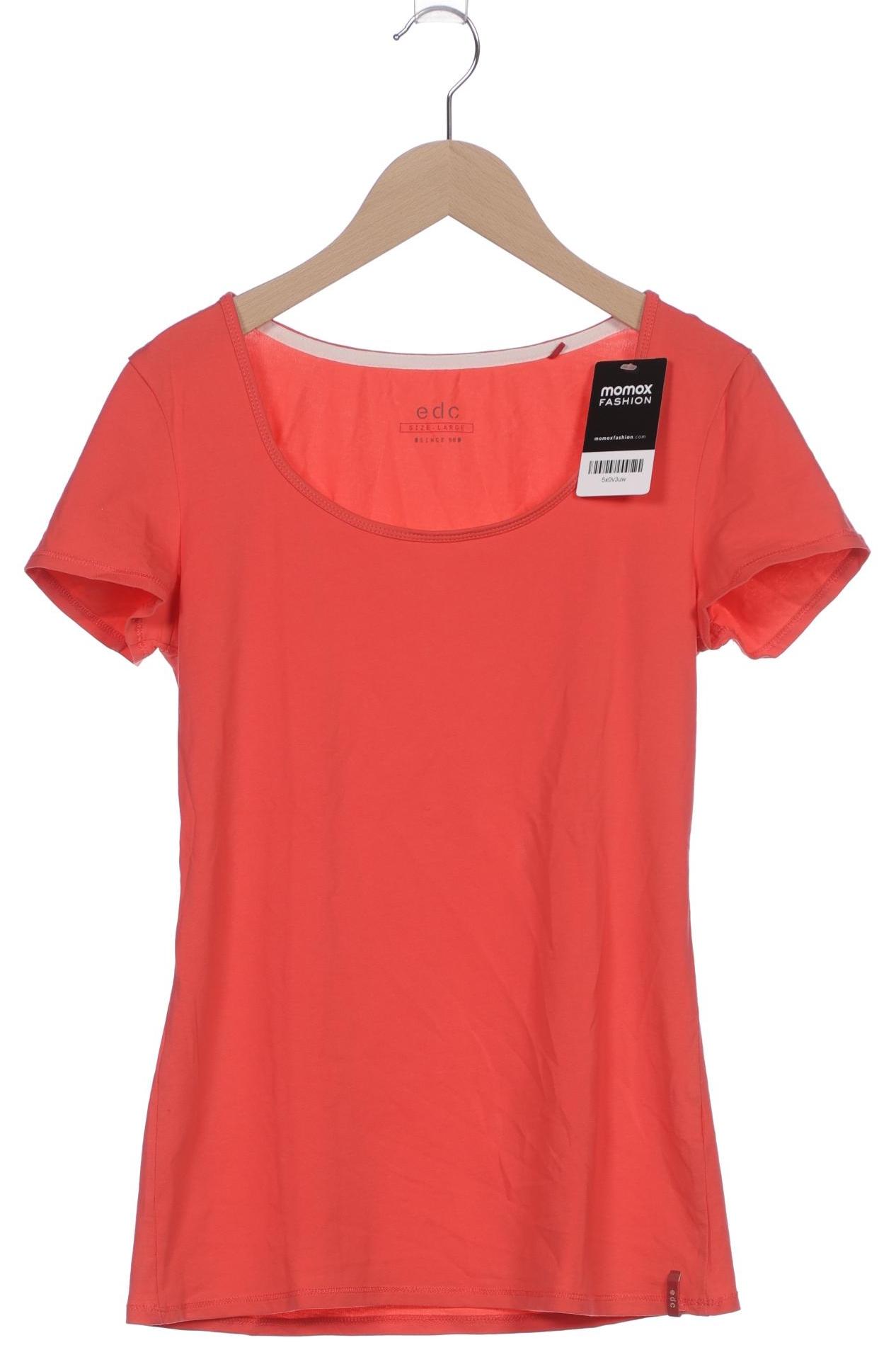 

edc by Esprit Damen T-Shirt, rot, Gr. 42