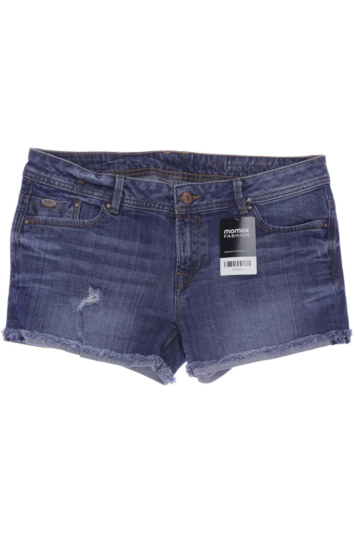 

edc by Esprit Damen Shorts, blau, Gr. 30