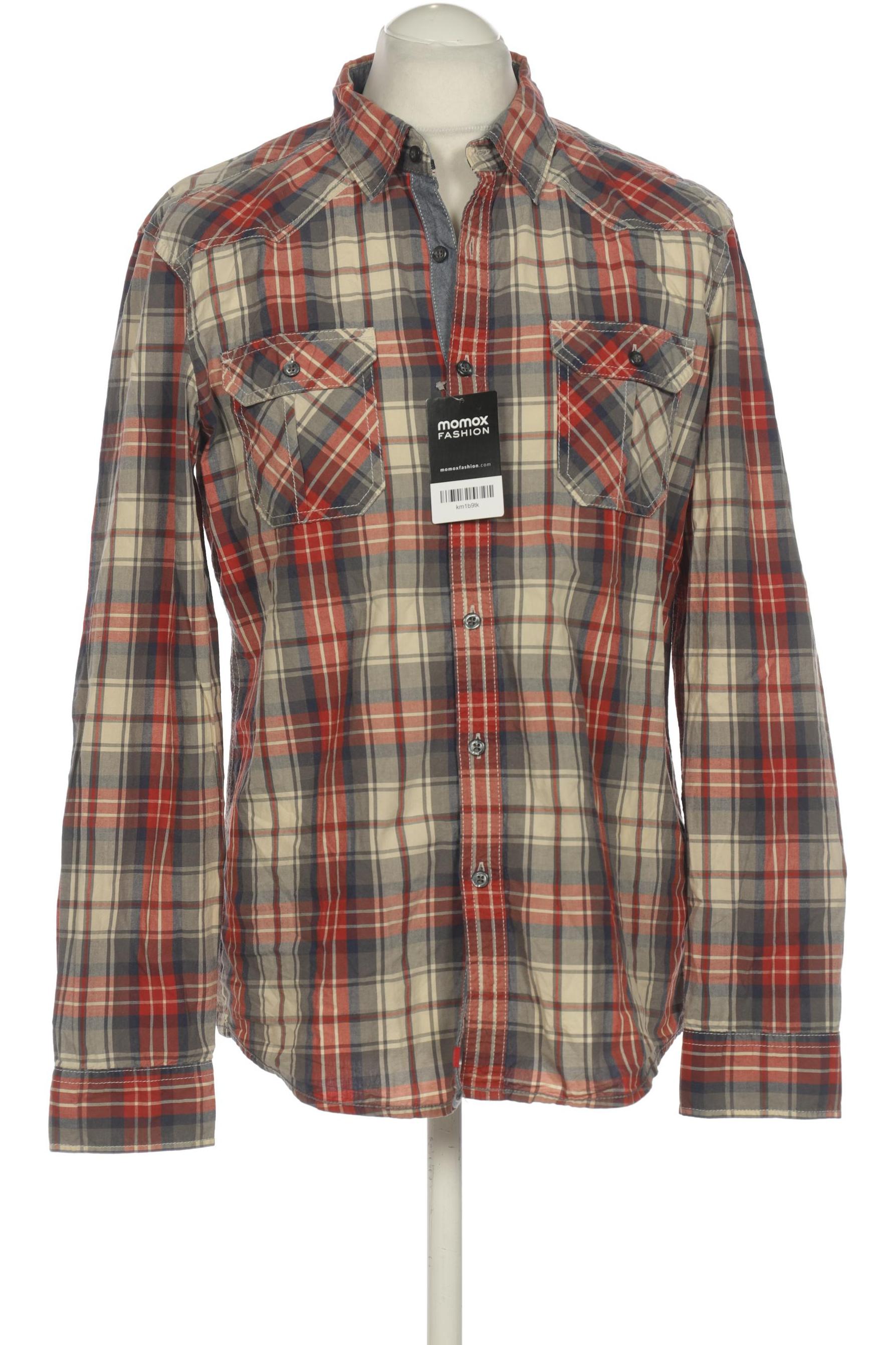 

edc by Esprit Herren Hemd, mehrfarbig, Gr. 52