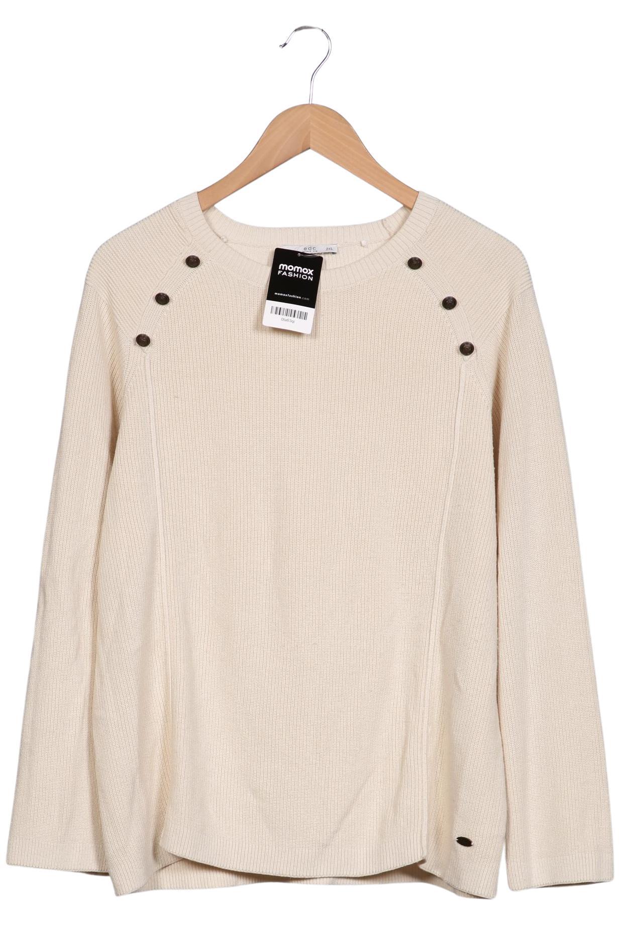 

edc by Esprit Damen Pullover, cremeweiß, Gr. 46