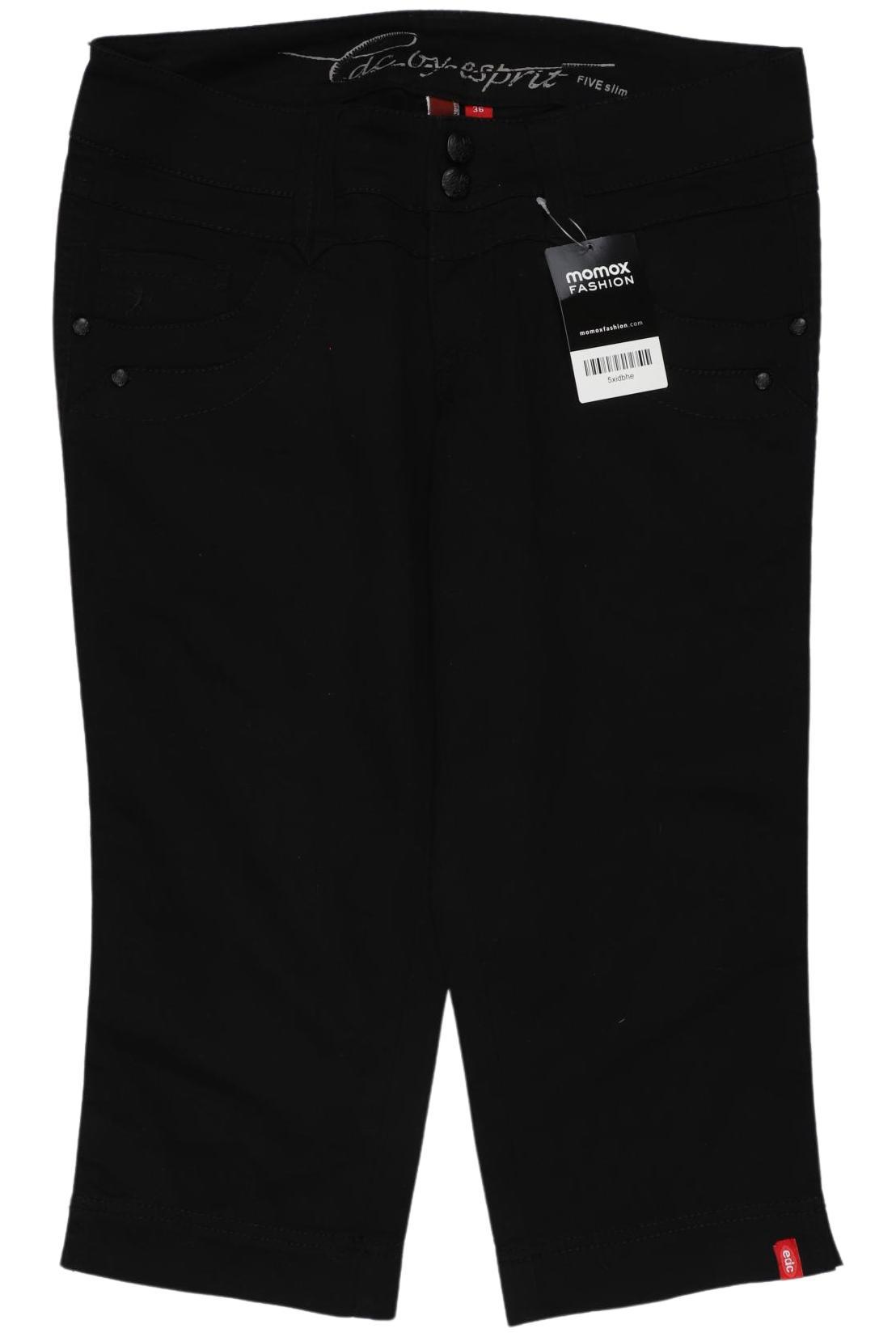 

edc by Esprit Damen Stoffhose, schwarz, Gr. 36