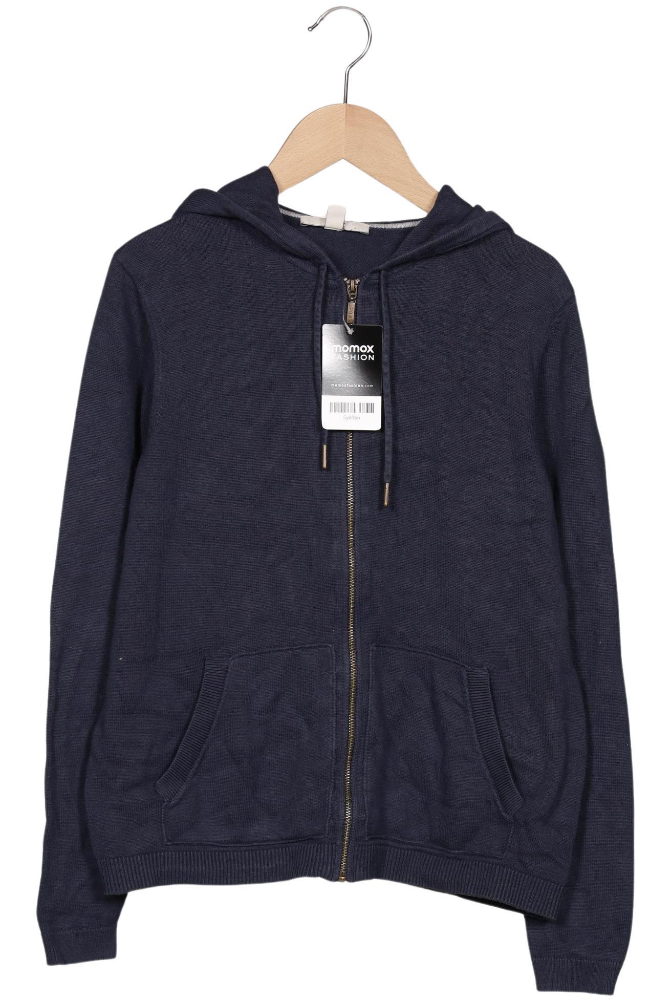 

edc by Esprit Damen Kapuzenpullover, marineblau, Gr. 34