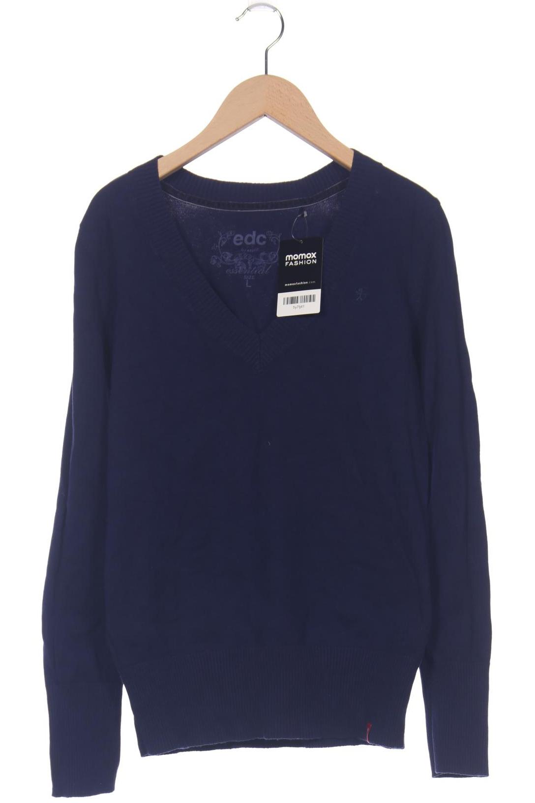 

edc by Esprit Damen Pullover, marineblau, Gr. 42