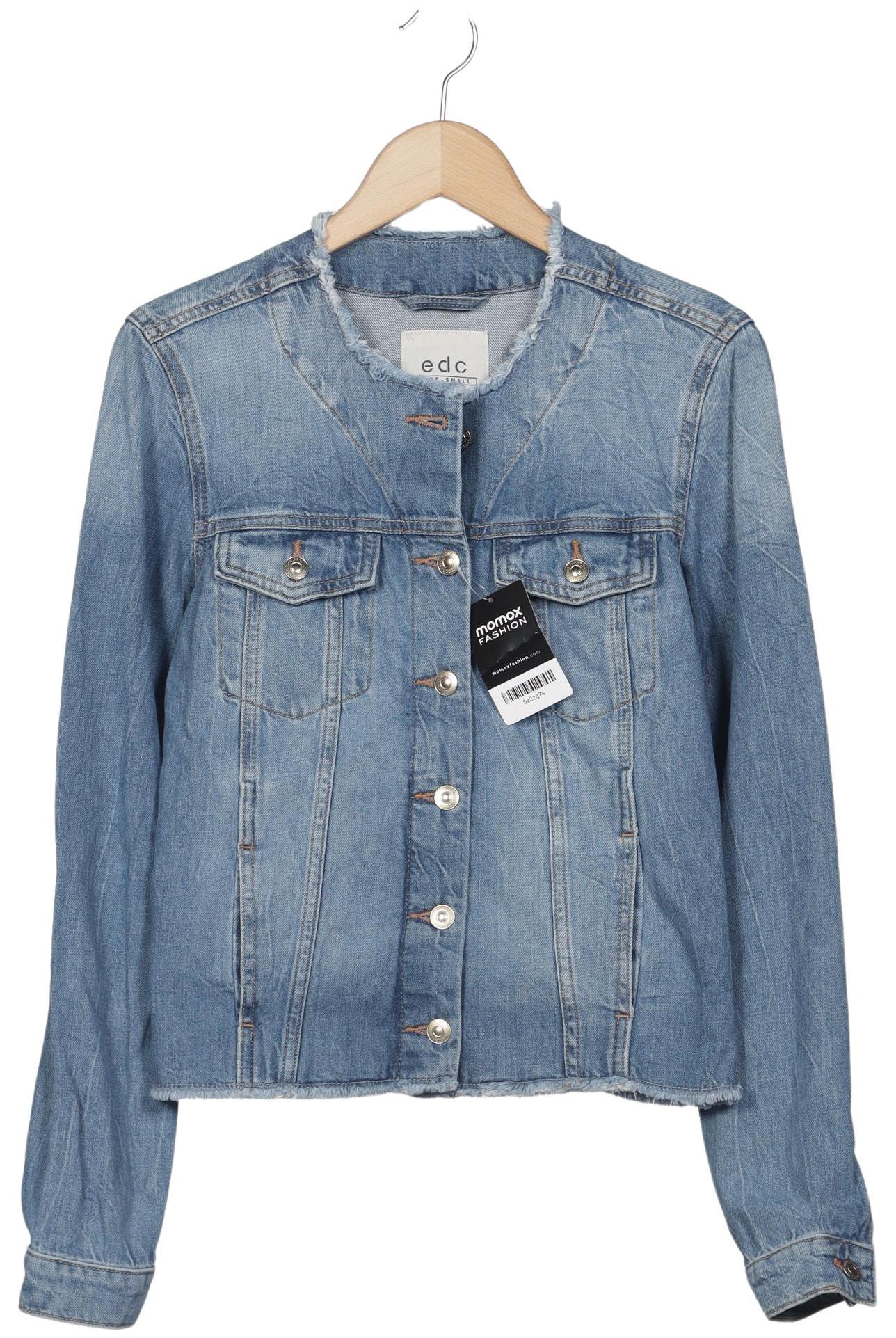 

edc by Esprit Damen Jacke, blau, Gr. 36