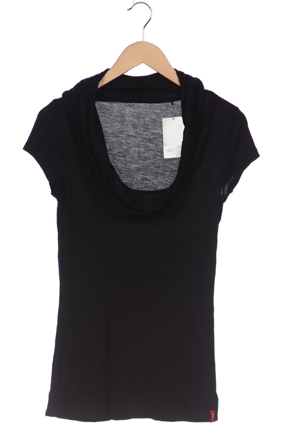 

edc by Esprit Damen T-Shirt, schwarz