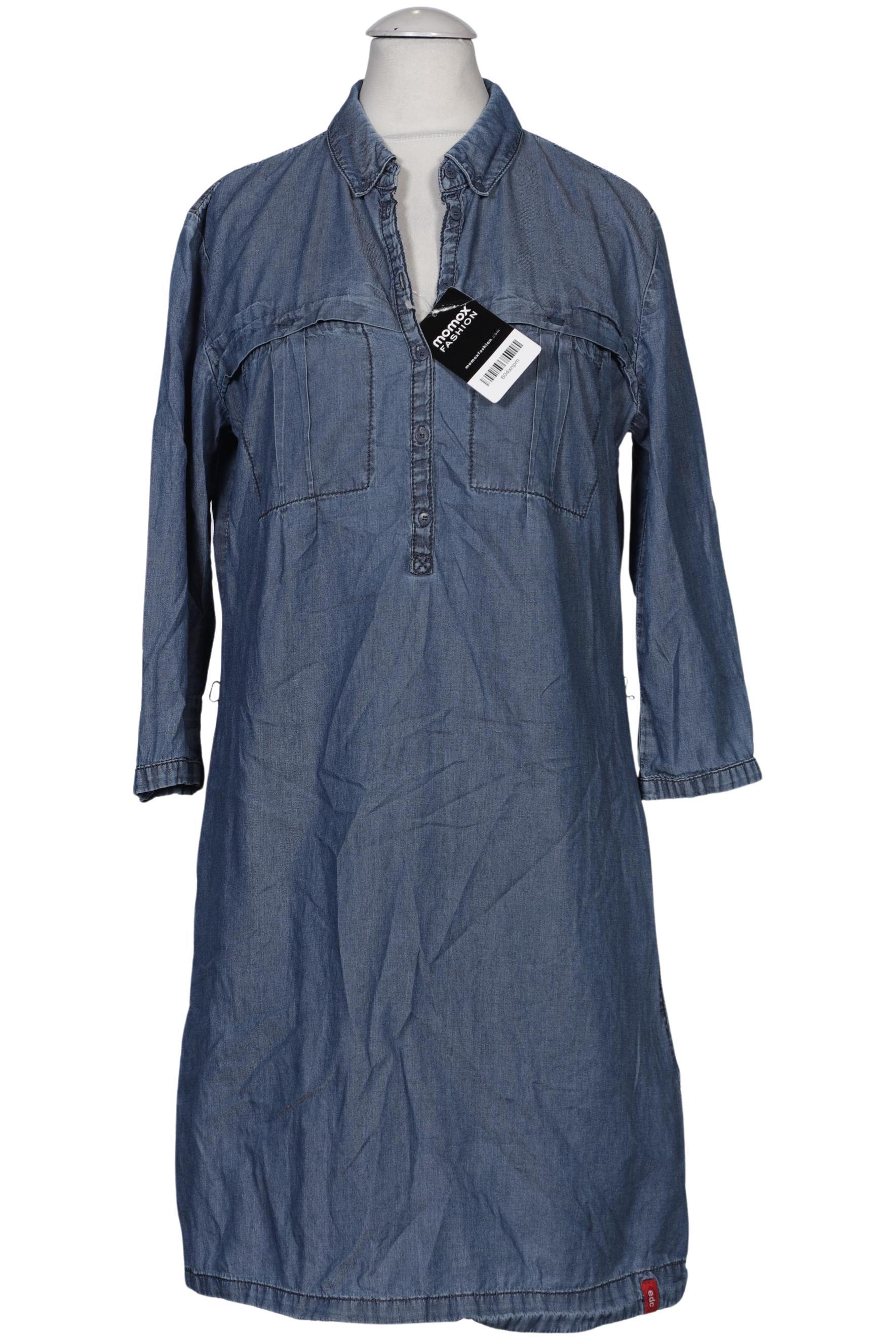 

edc by Esprit Damen Kleid, blau, Gr. 32