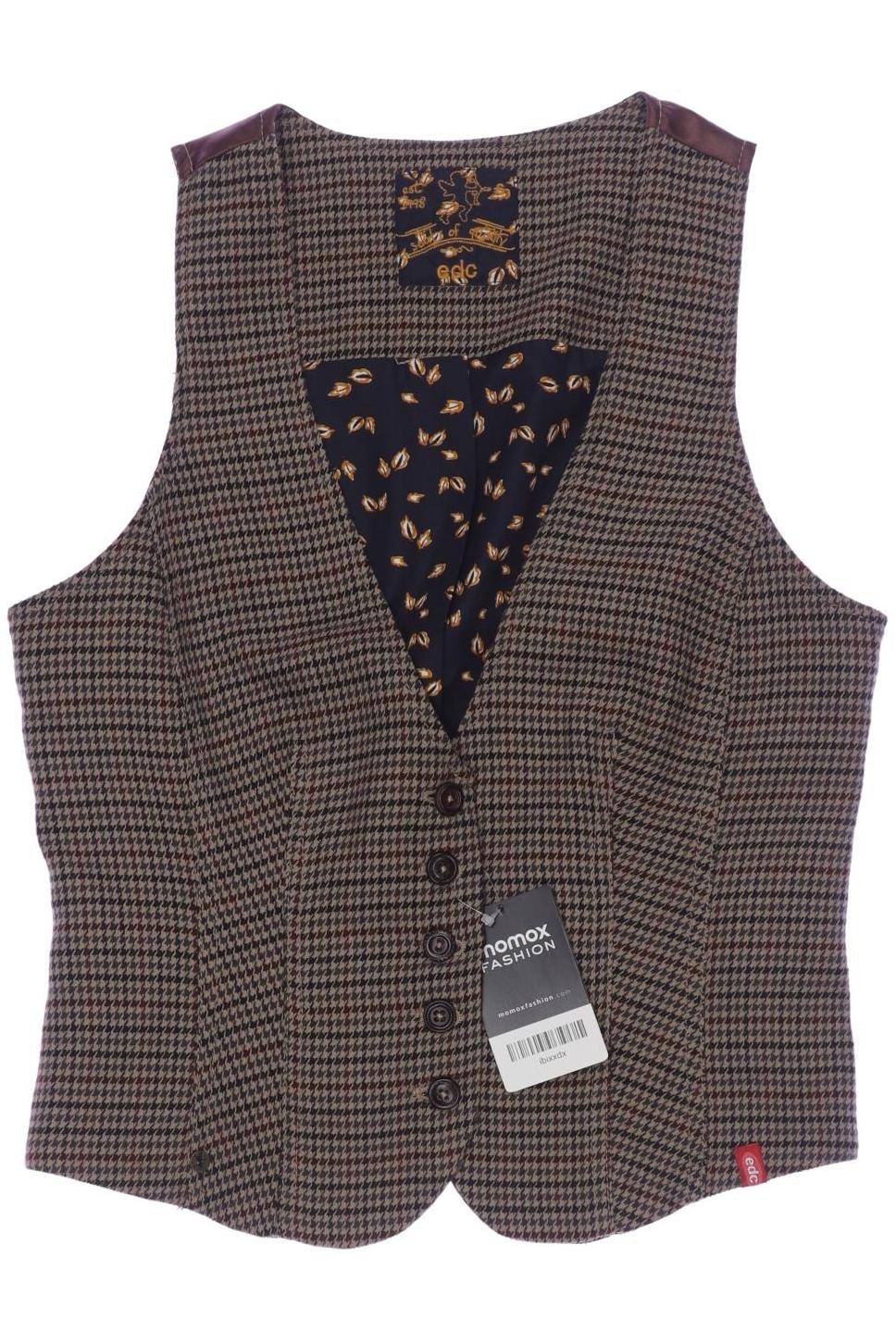 

edc by Esprit Damen Weste, braun, Gr. 36