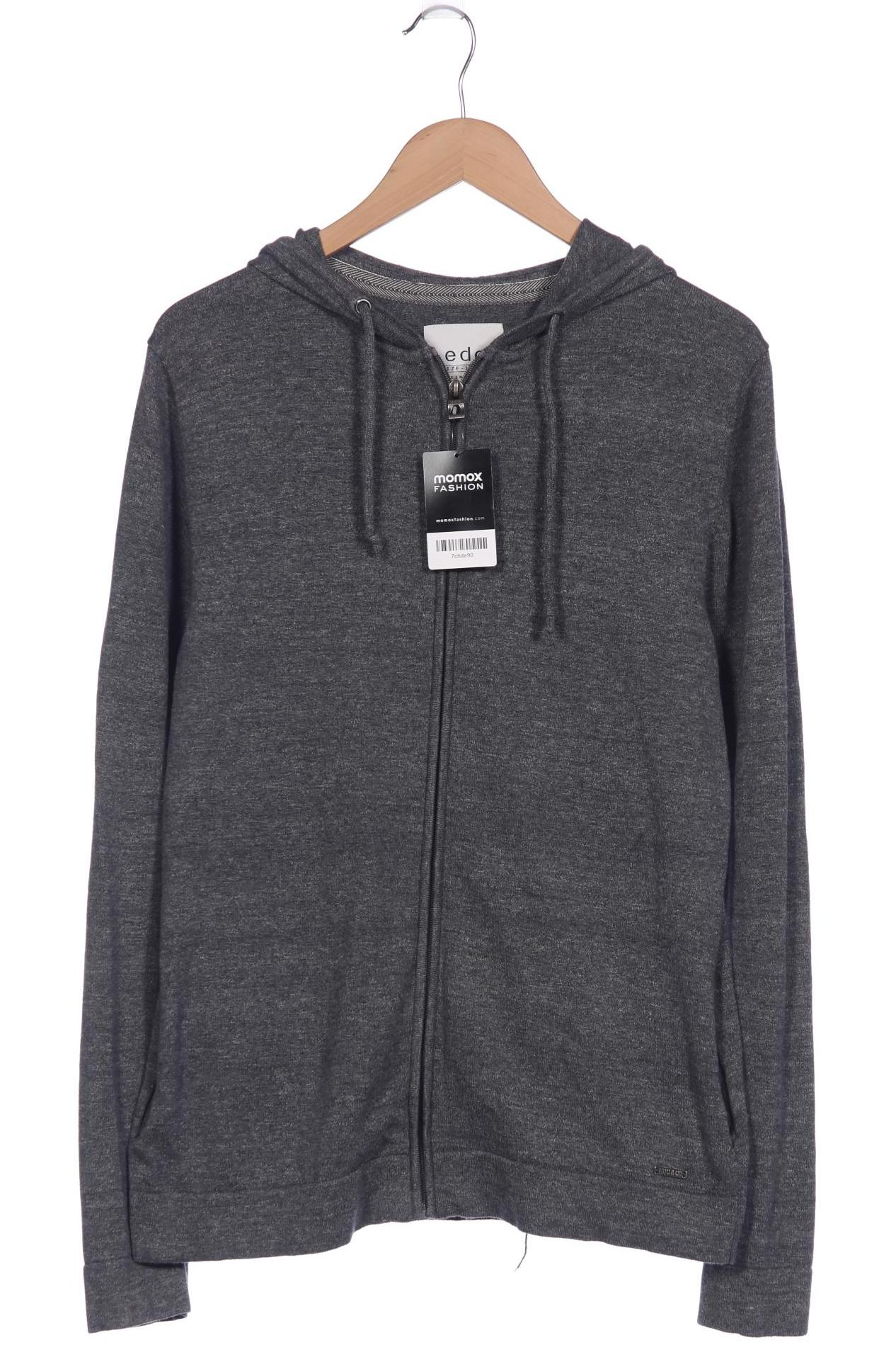 

edc by Esprit Herren Kapuzenpullover, grau, Gr. 52