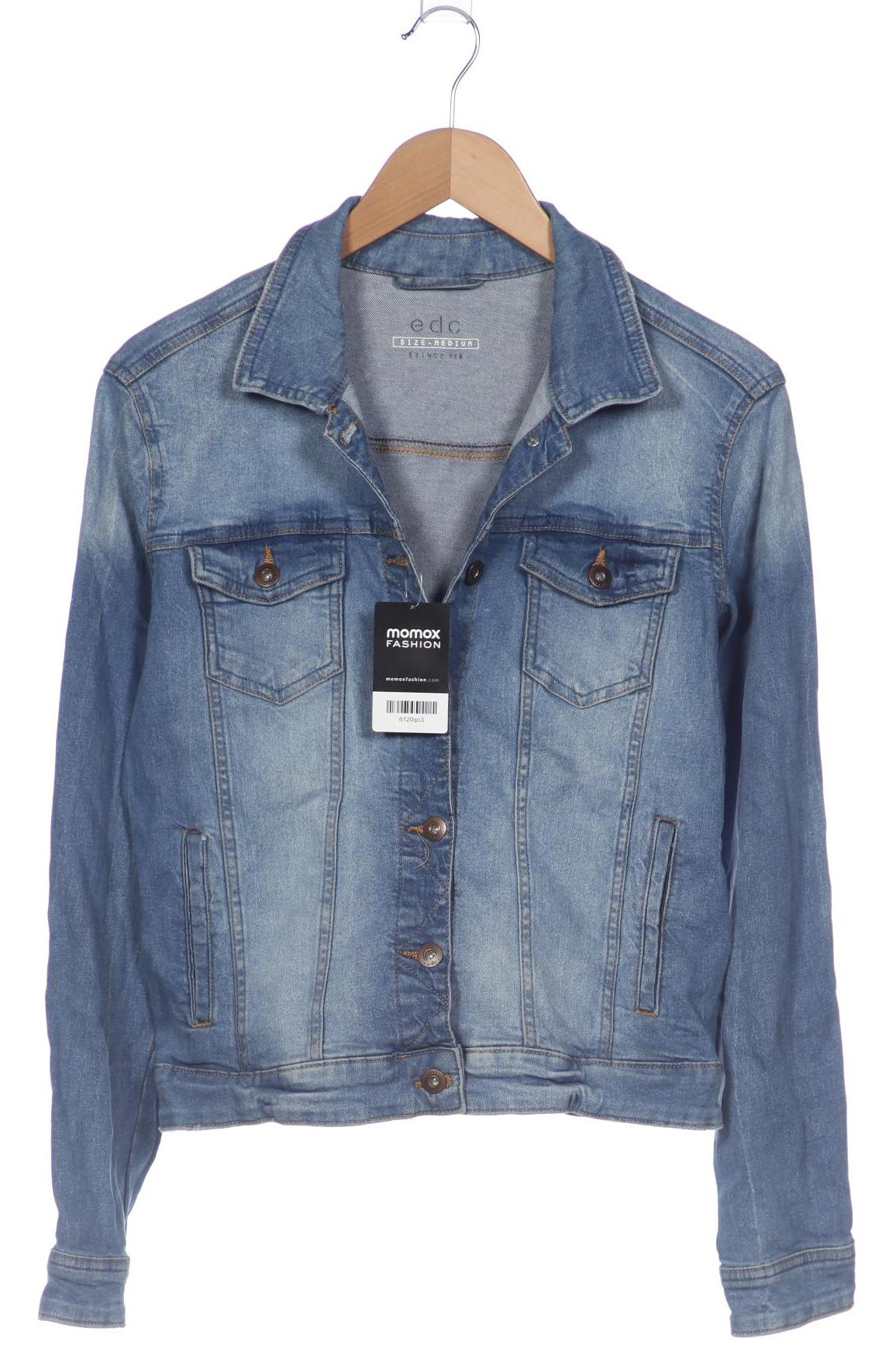 

edc by Esprit Damen Jacke, blau, Gr. 38