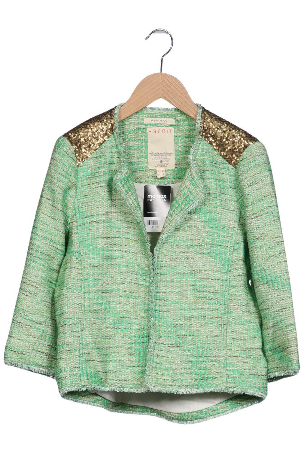 

edc by Esprit Damen Jacke, grün, Gr. 36