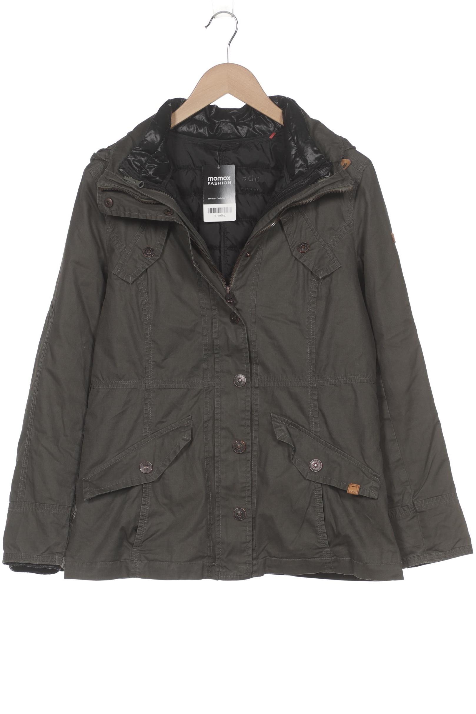 

edc by Esprit Damen Jacke, grün, Gr. 42
