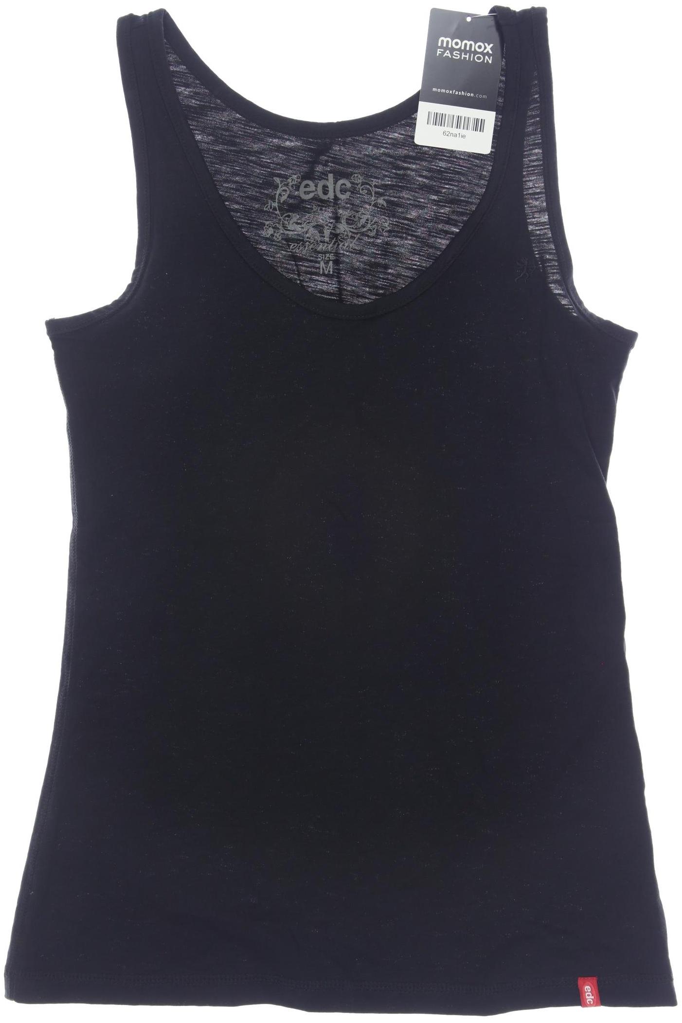 

edc by Esprit Damen Top, schwarz, Gr. 38