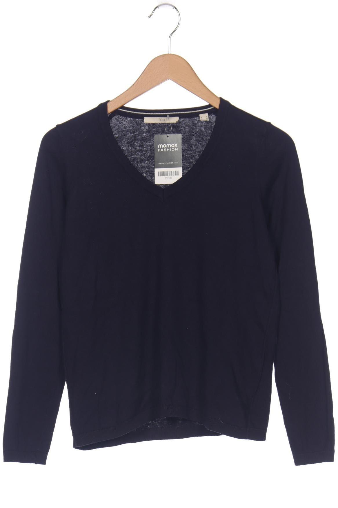 

edc by Esprit Damen Pullover, blau, Gr. 38