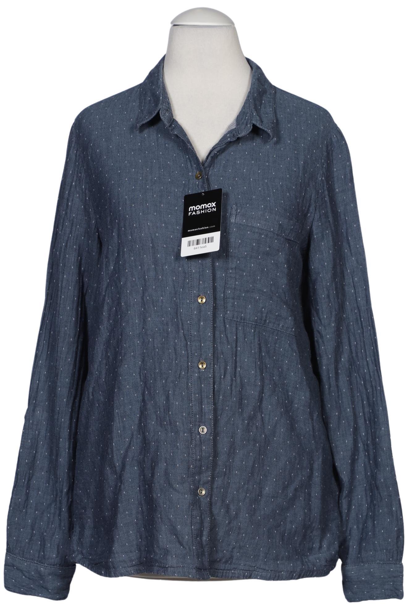 

edc by Esprit Damen Bluse, blau, Gr. 36