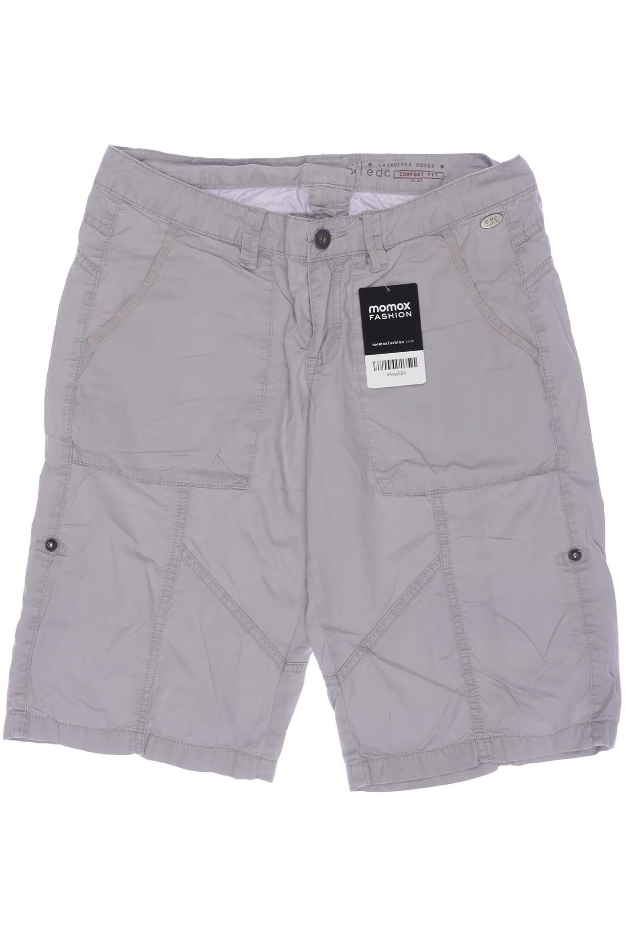 

edc by Esprit Damen Shorts, grau, Gr. 34