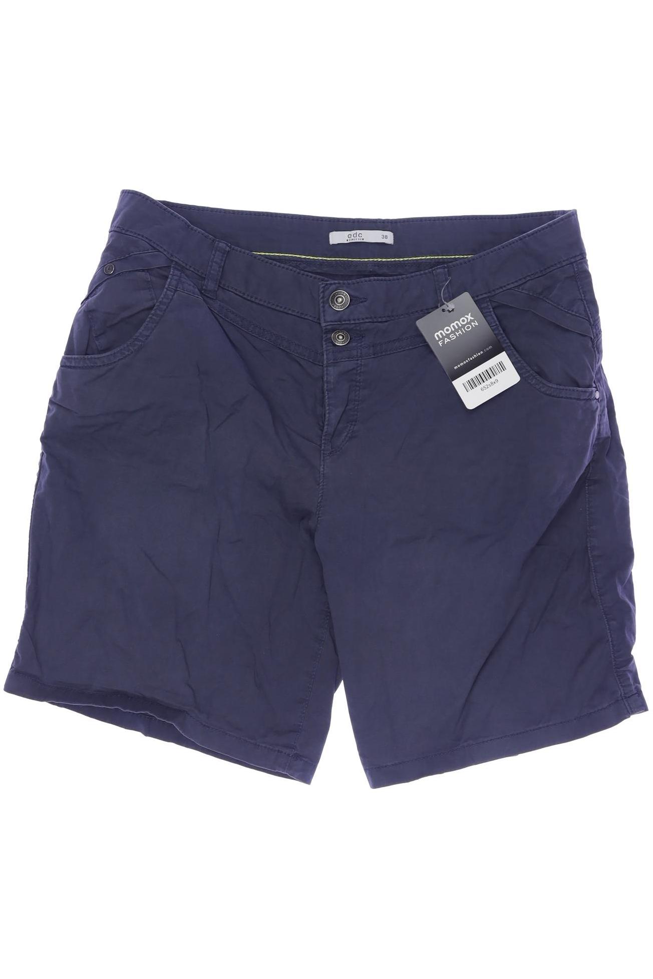 

edc by Esprit Damen Shorts, blau, Gr. 38