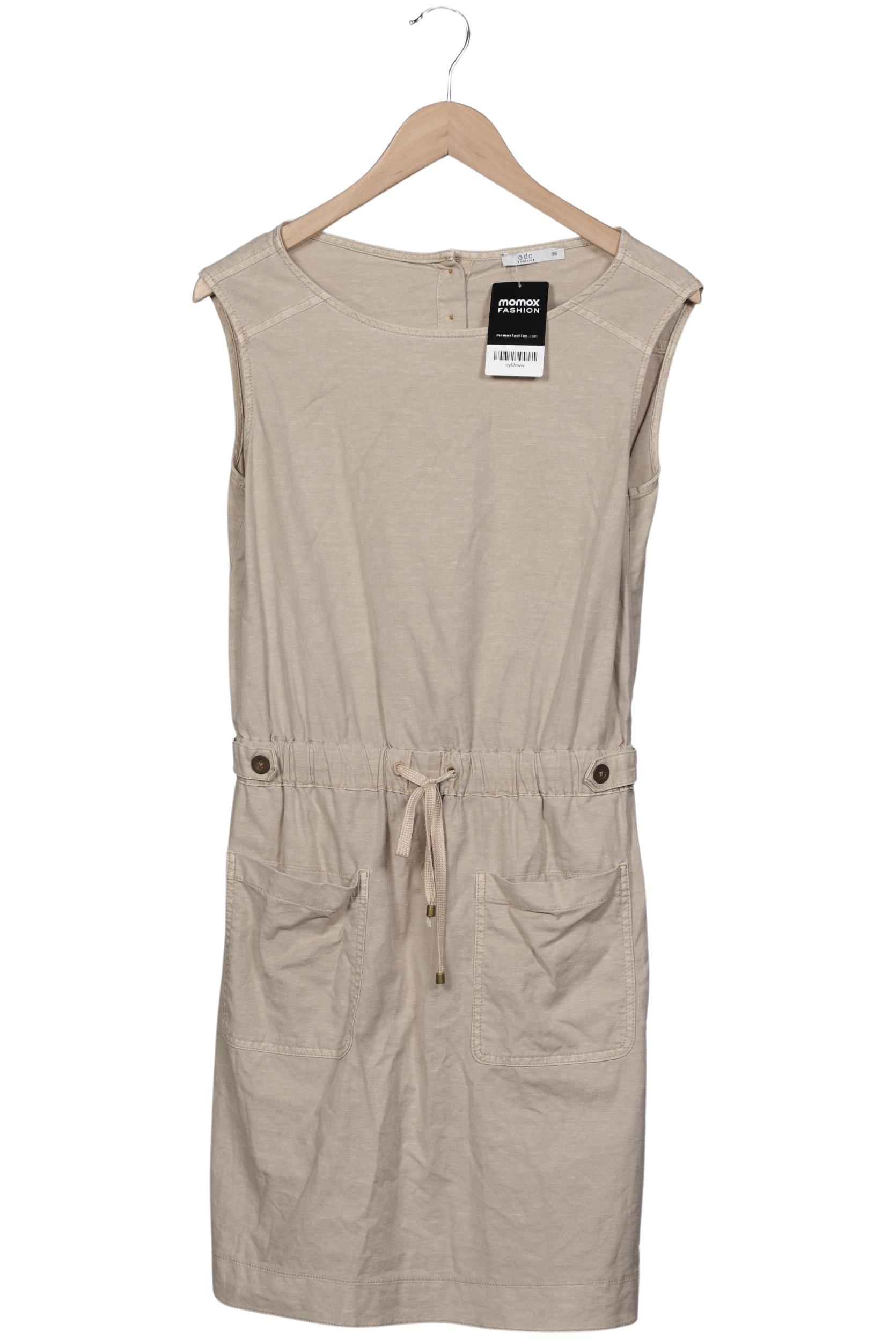 

edc by Esprit Damen Kleid, beige, Gr. 36