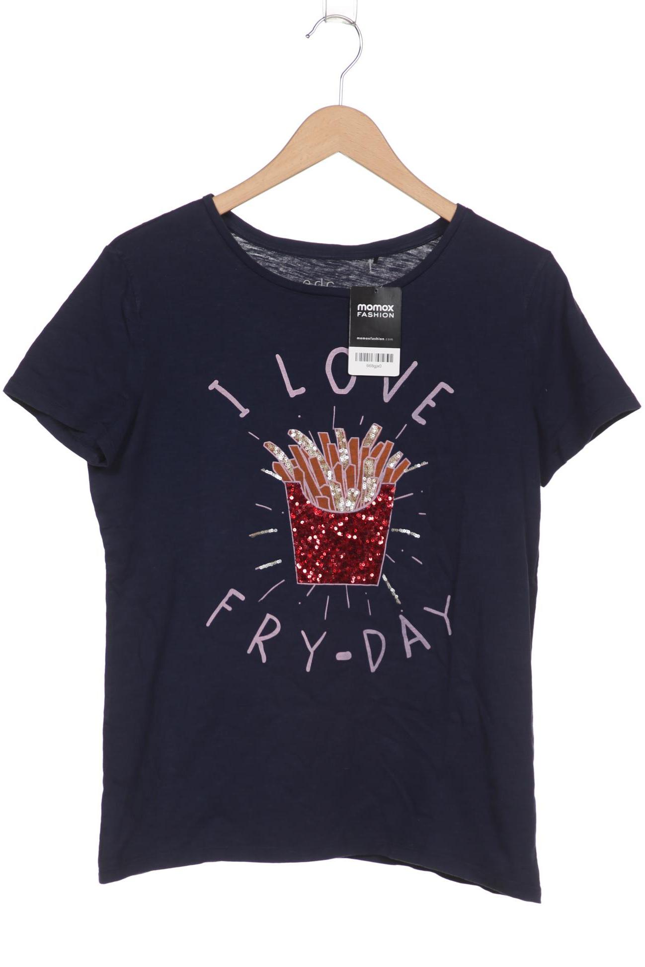 

edc by Esprit Damen T-Shirt, marineblau