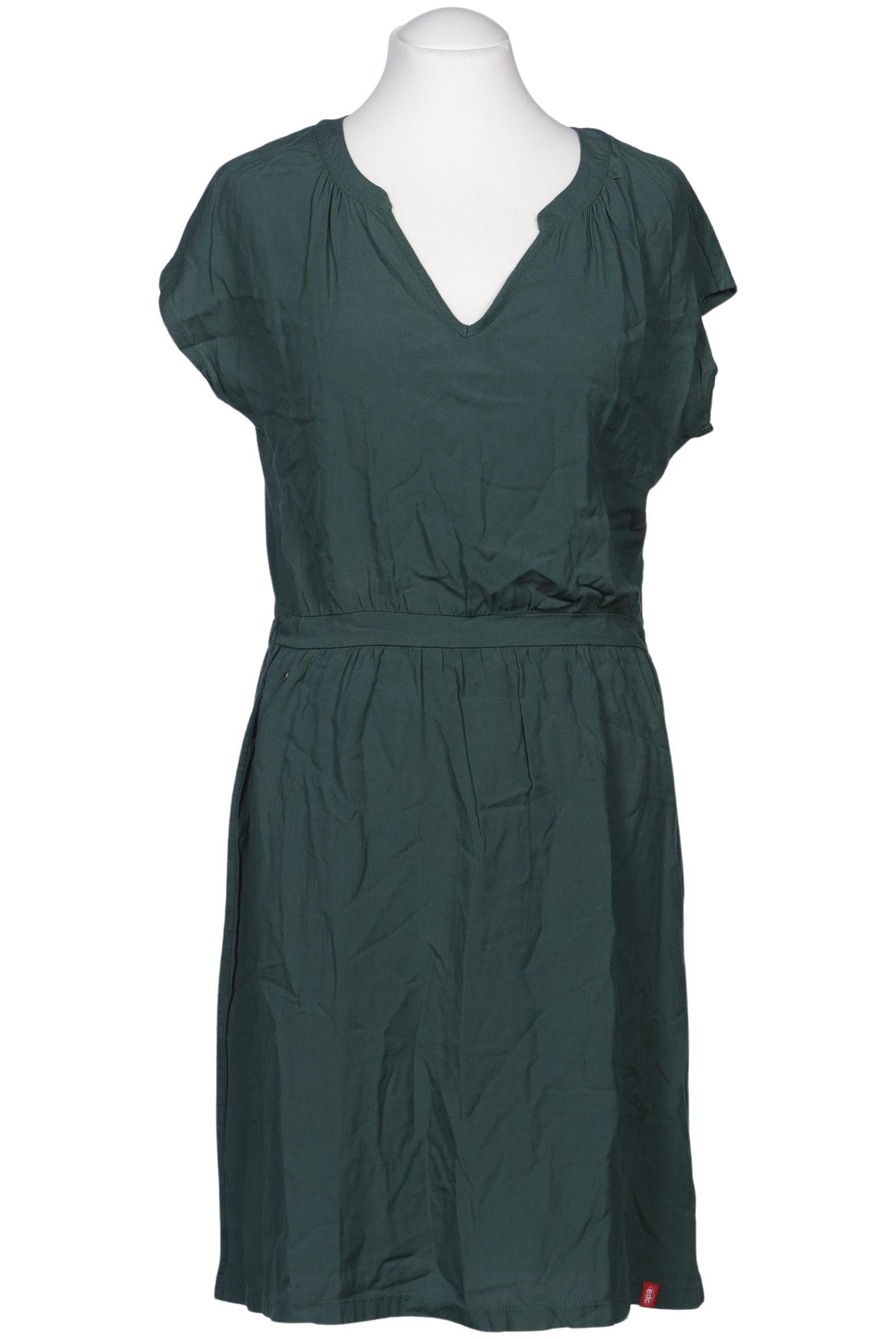 

edc by Esprit Damen Kleid, grün, Gr. 36