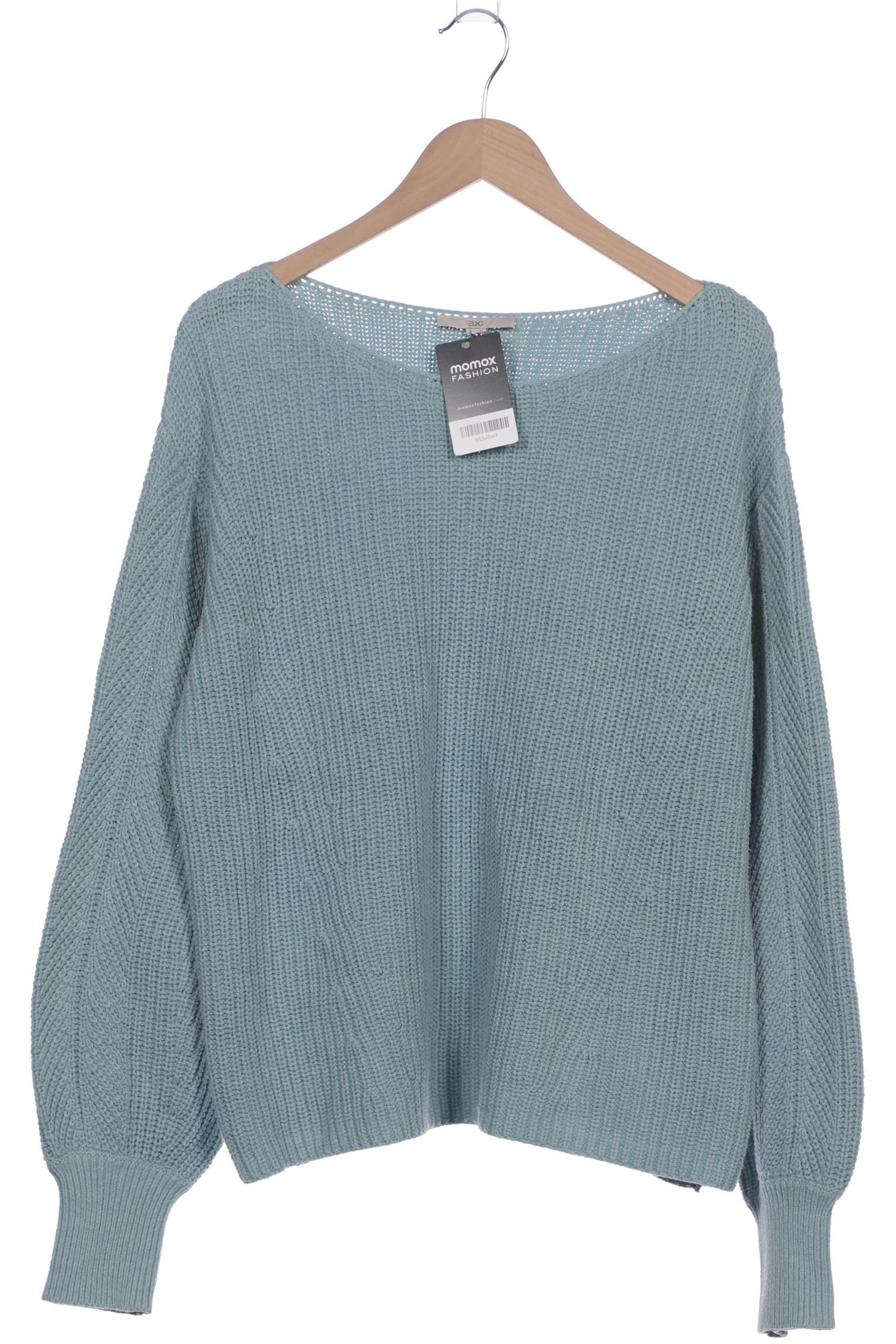 

edc by Esprit Damen Pullover, blau, Gr. 44
