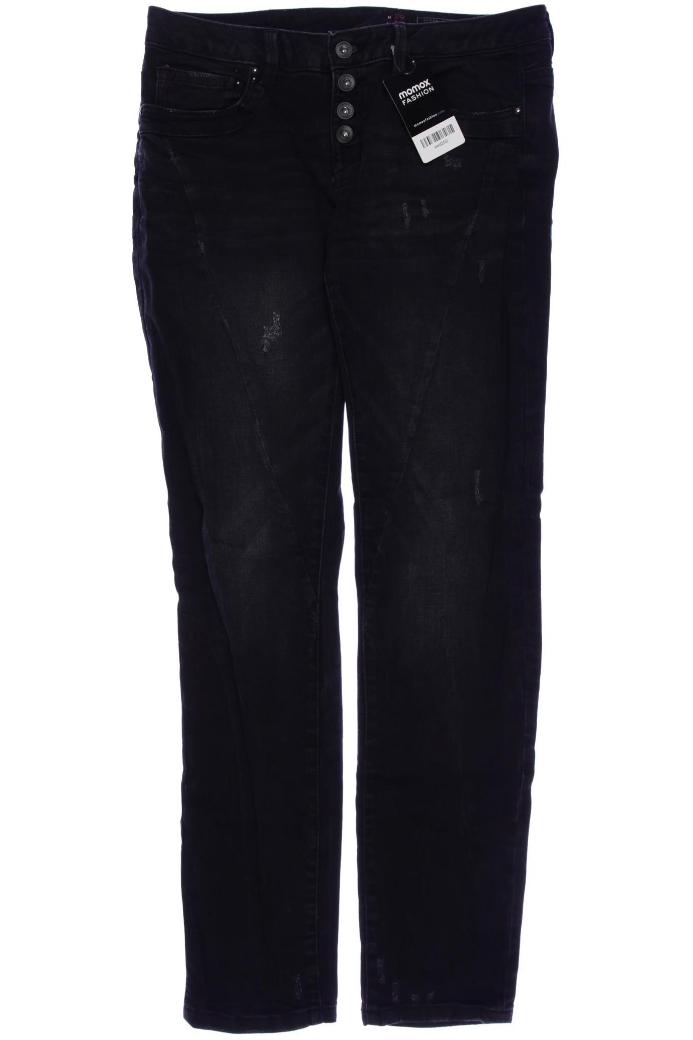 

edc by Esprit Damen Jeans, schwarz, Gr. 29