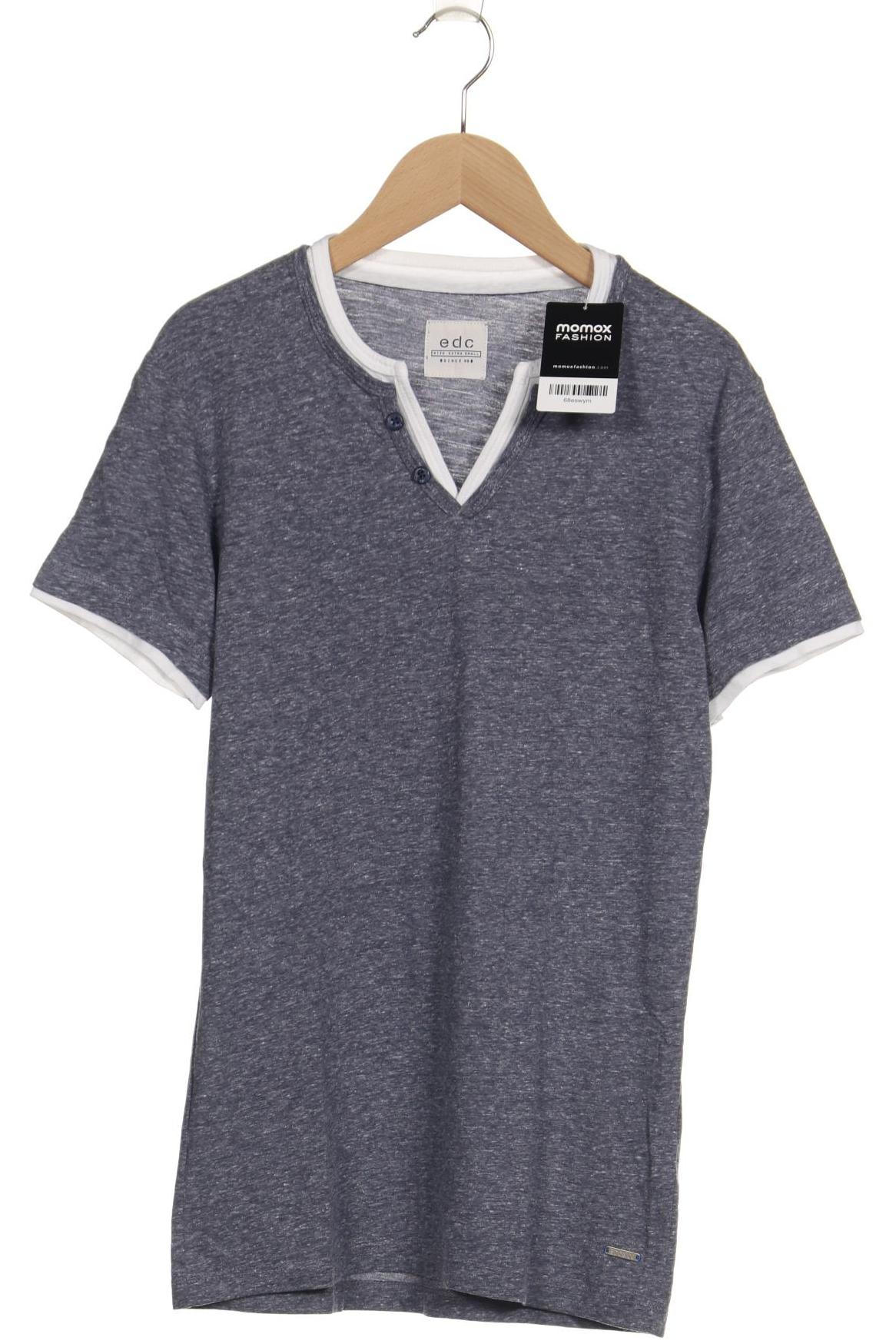 

edc by Esprit Herren T-Shirt, grau, Gr. 44