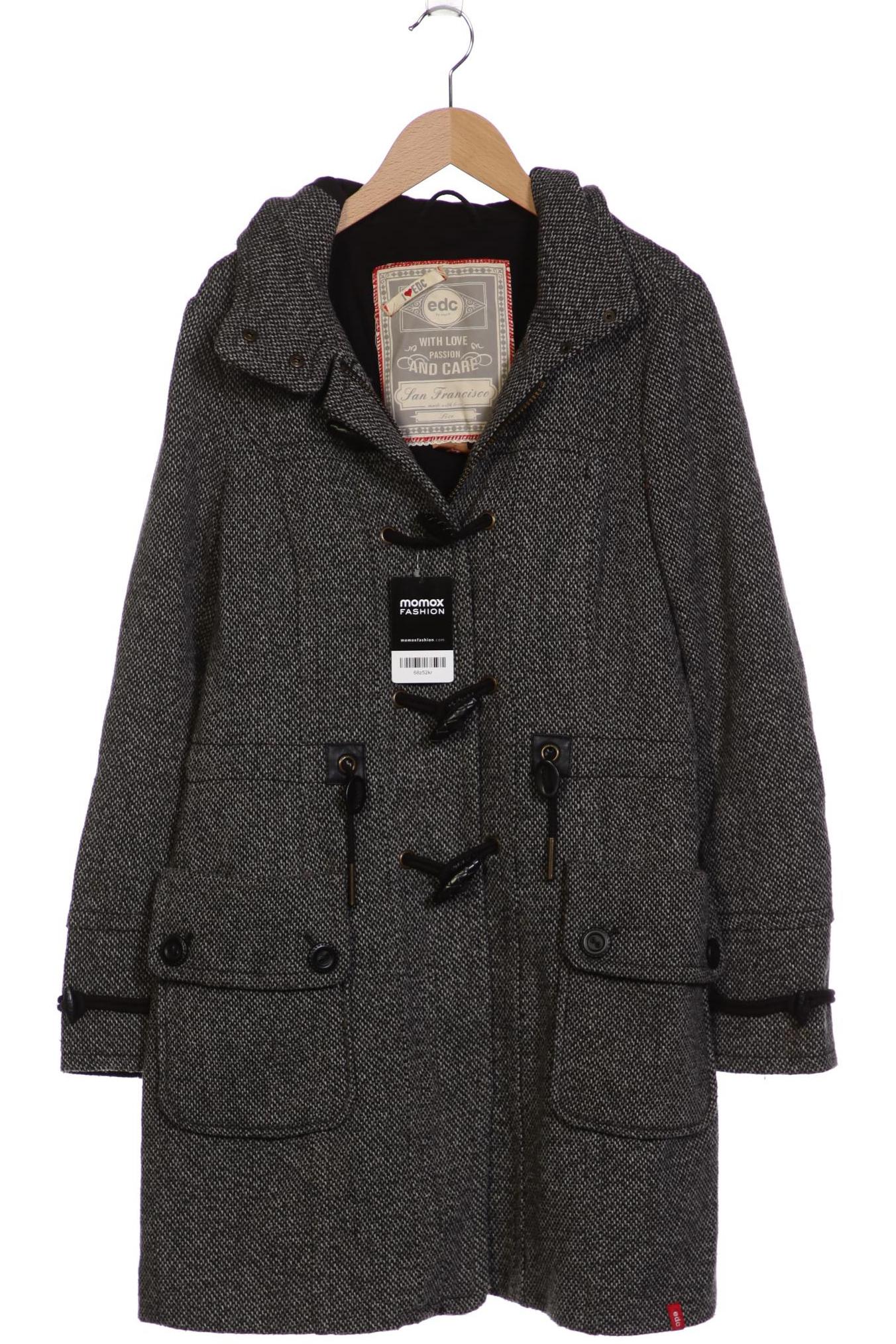 

edc by Esprit Damen Mantel, grau, Gr. 38