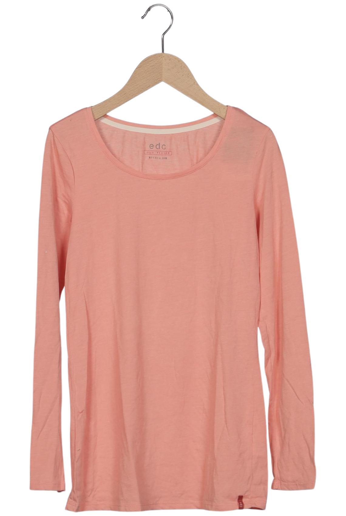 

edc by Esprit Damen Langarmshirt, pink, Gr. 38