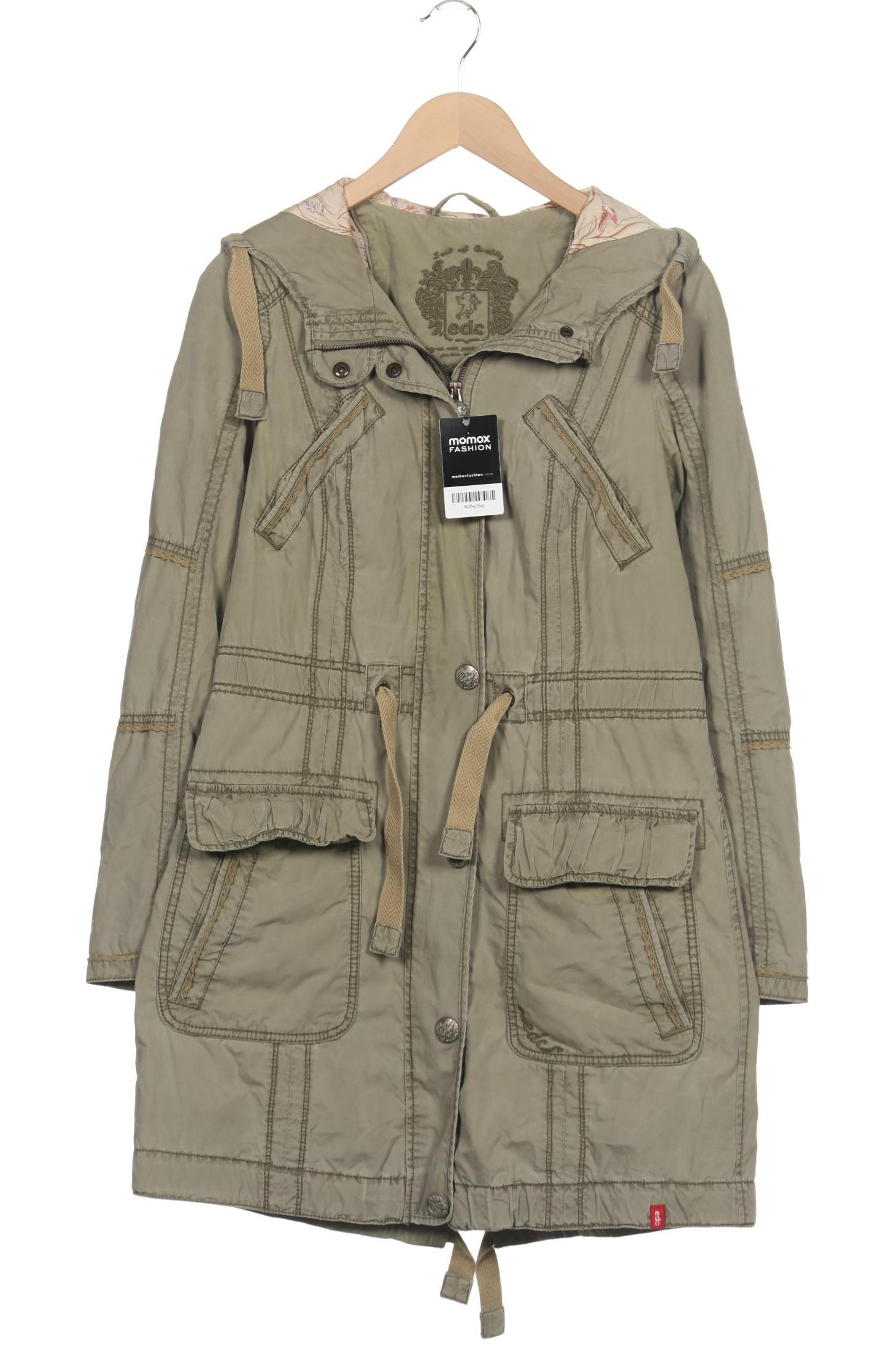 

edc by Esprit Damen Mantel, grün, Gr. 42