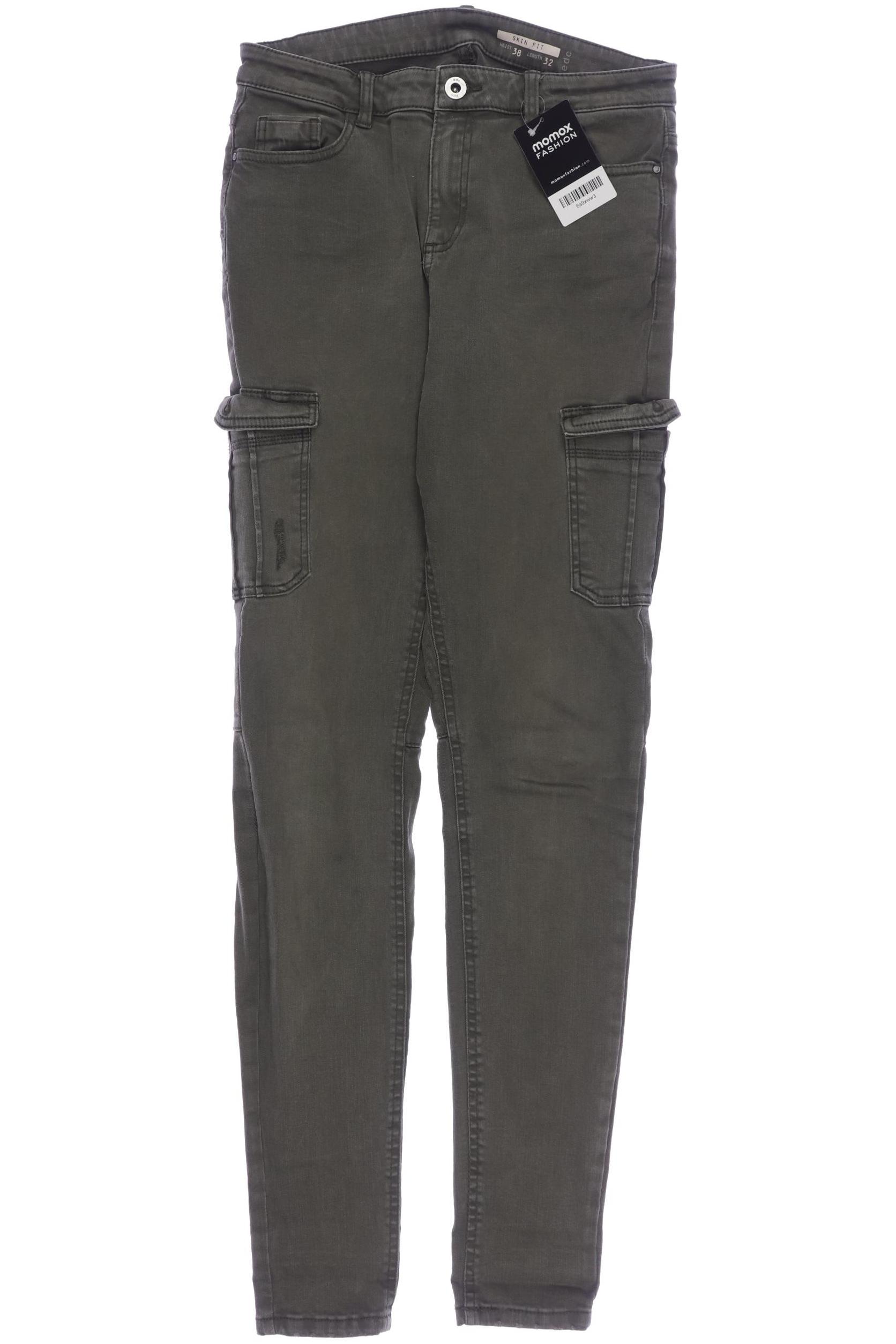 

edc by Esprit Damen Jeans, grün, Gr. 38