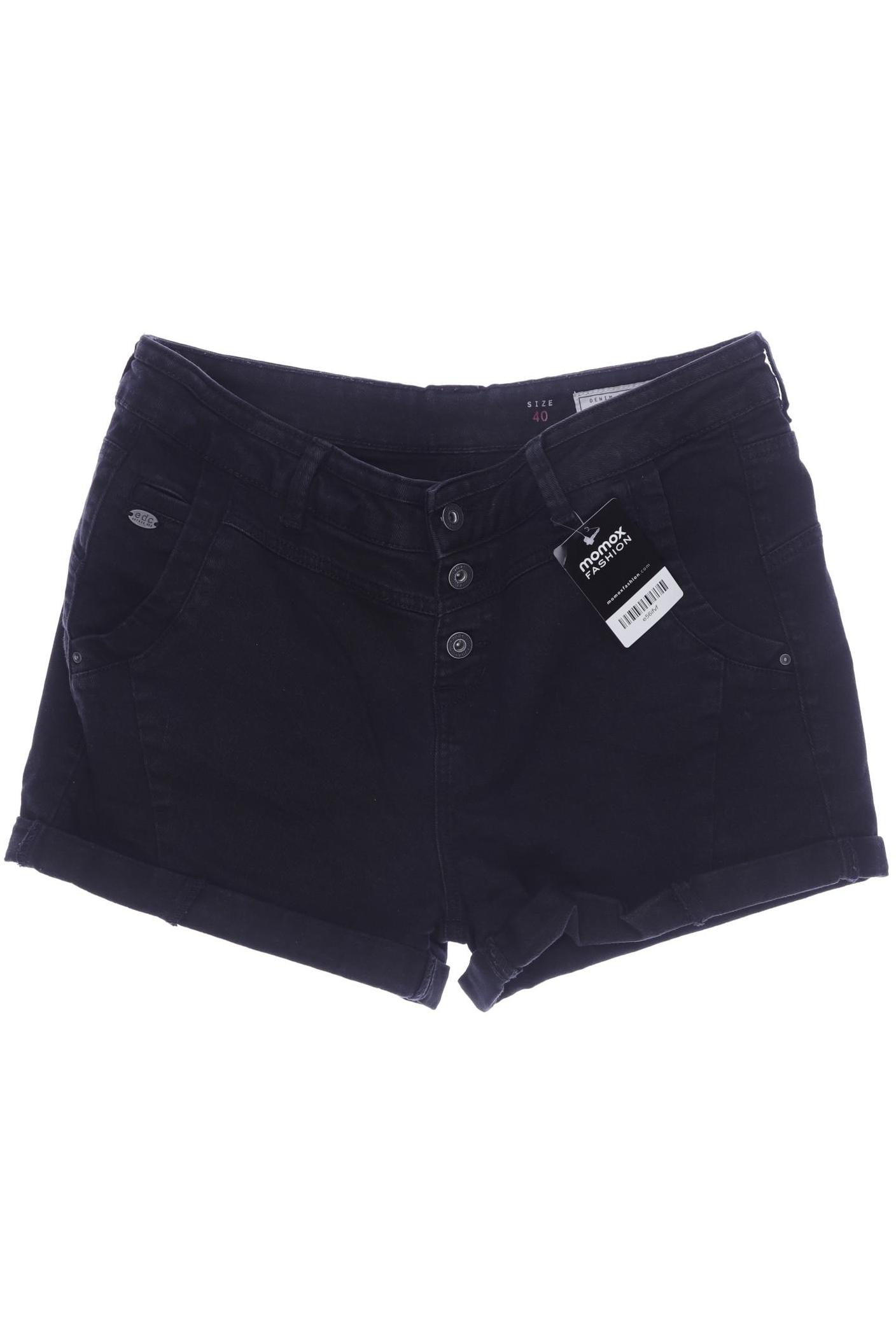 

edc by Esprit Damen Shorts, schwarz, Gr. 40