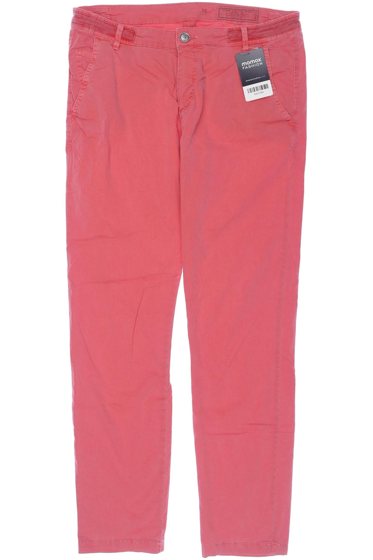 

edc by Esprit Damen Stoffhose, rot, Gr. 38