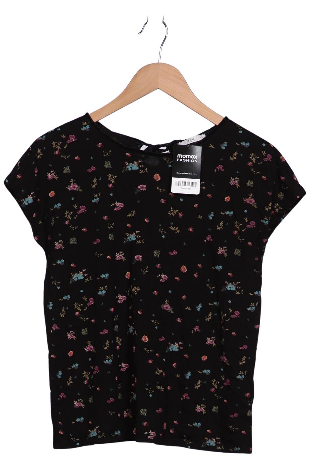 

edc by Esprit Damen T-Shirt, schwarz, Gr. 34