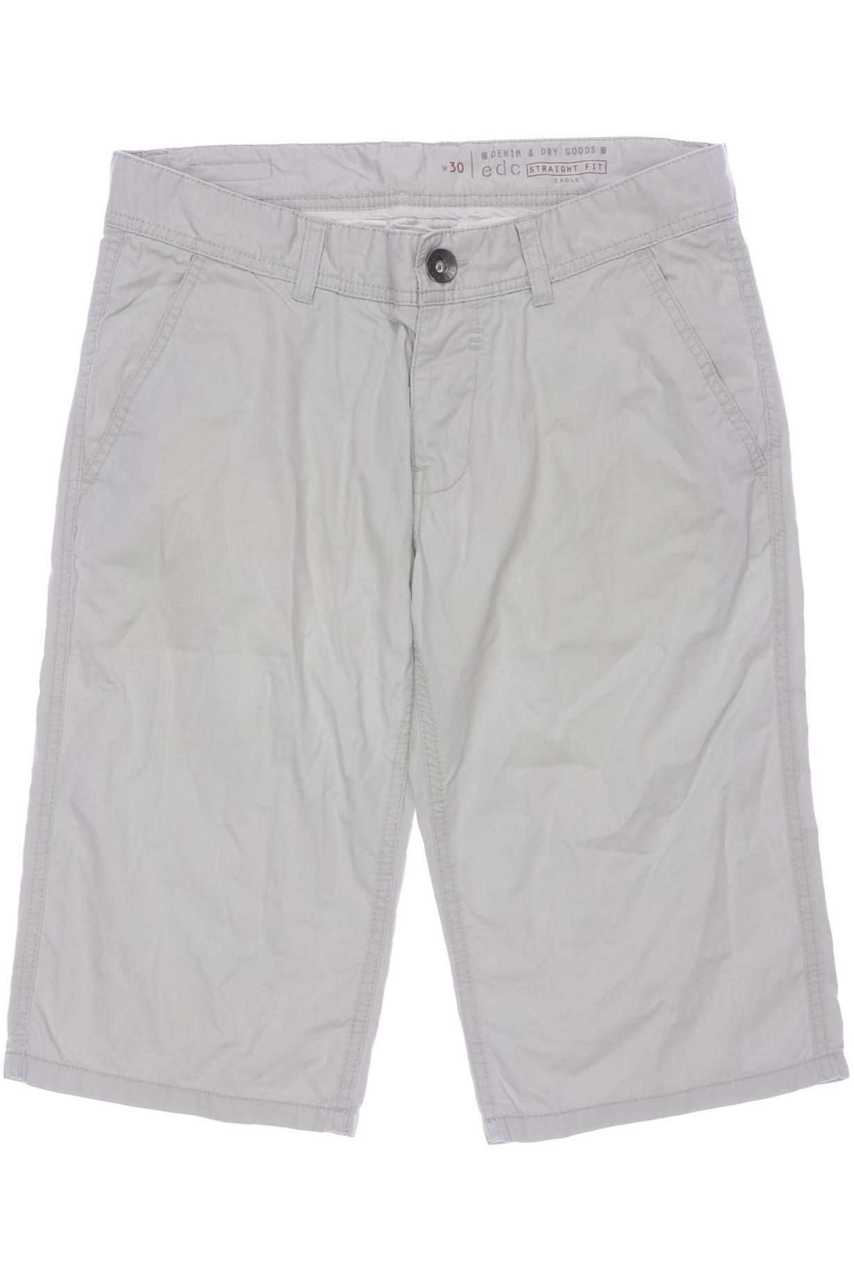 

edc by Esprit Herren Shorts, grau, Gr. 30