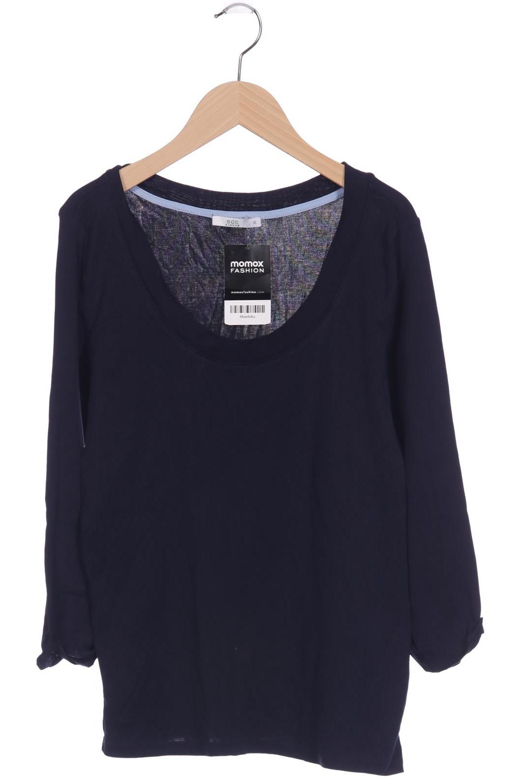 

edc by Esprit Damen Langarmshirt, marineblau, Gr. 44
