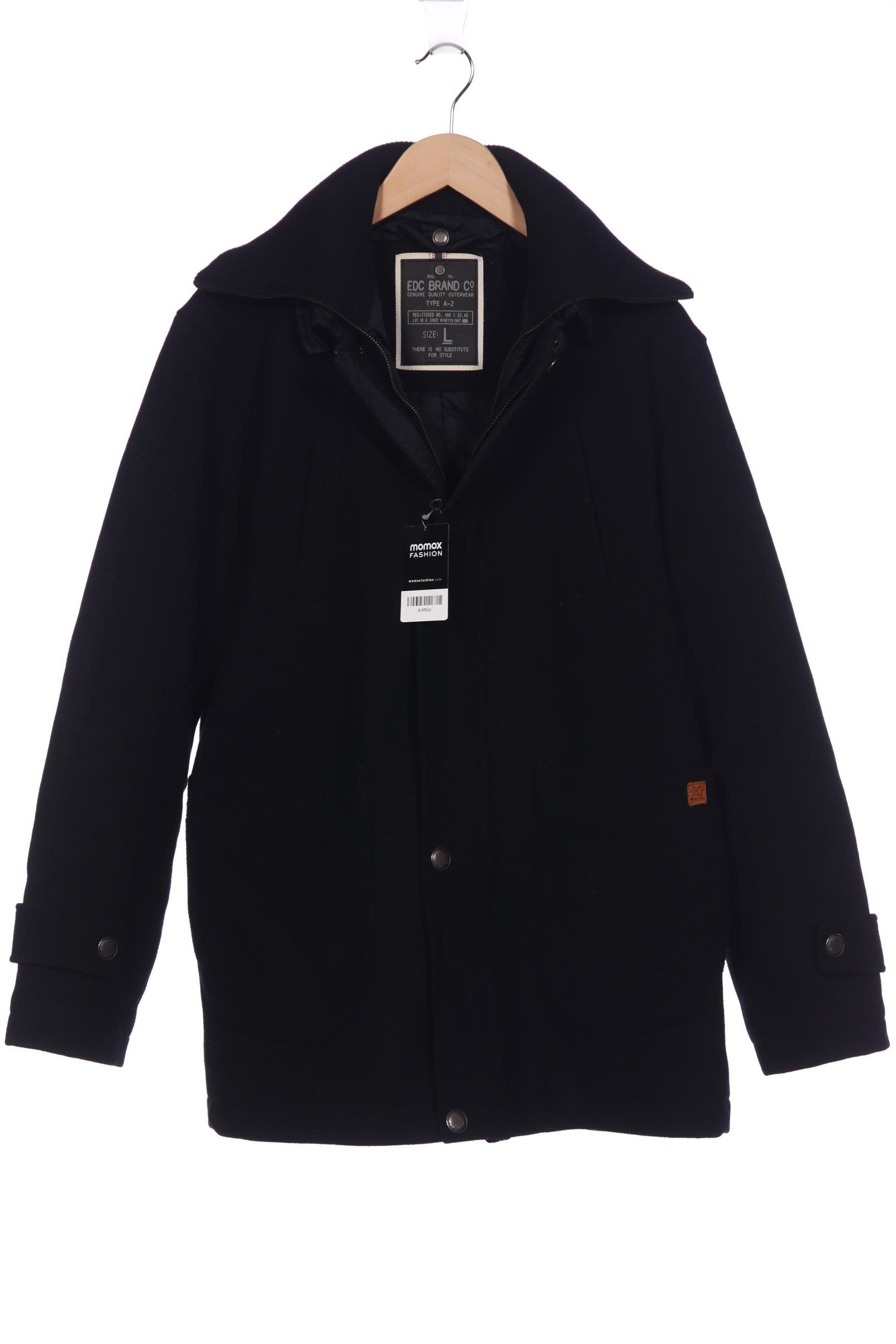 

edc by Esprit Herren Mantel, schwarz, Gr. 52