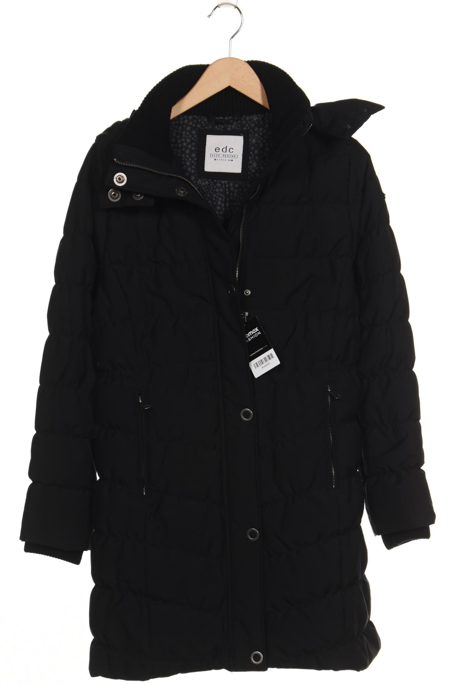 

edc by Esprit Damen Mantel, schwarz, Gr. 38