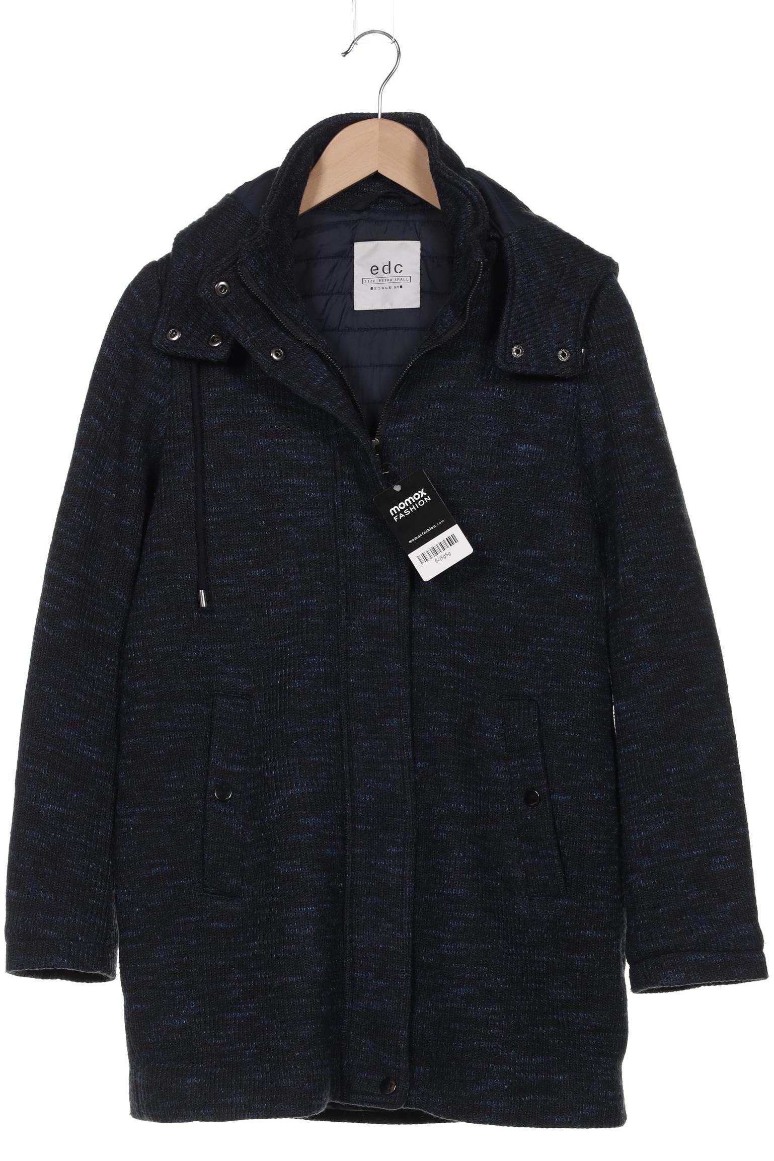 

edc by Esprit Damen Mantel, marineblau, Gr. 34