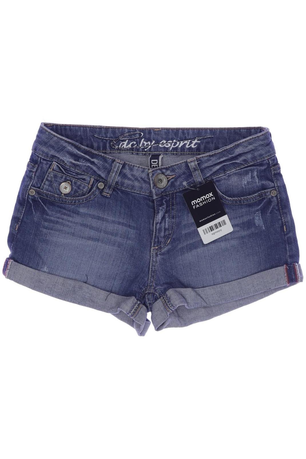 

edc by Esprit Damen Shorts, blau, Gr. 27