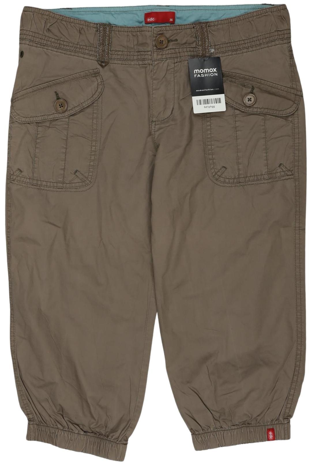 

edc by Esprit Damen Shorts, braun, Gr. 36