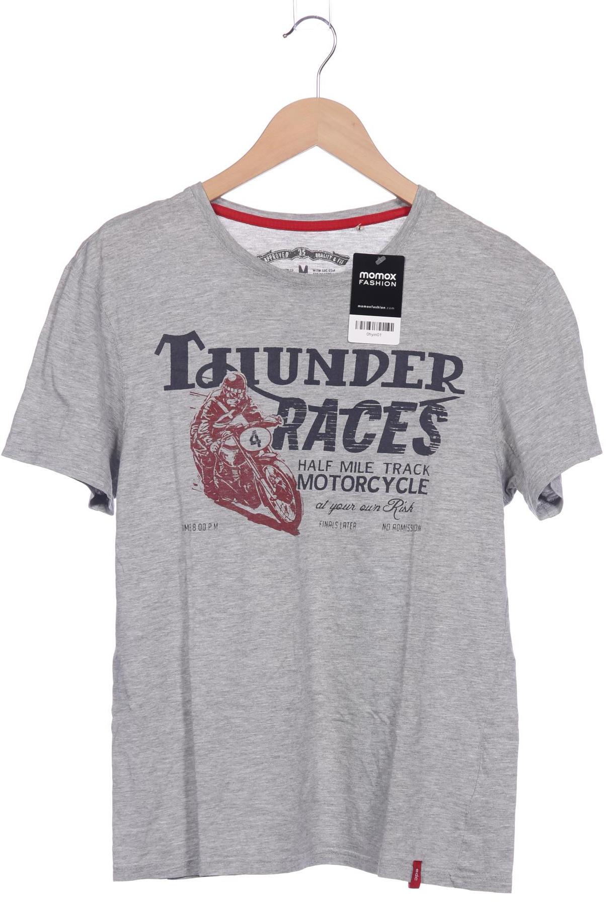 

edc by Esprit Herren T-Shirt, grau, Gr. 48